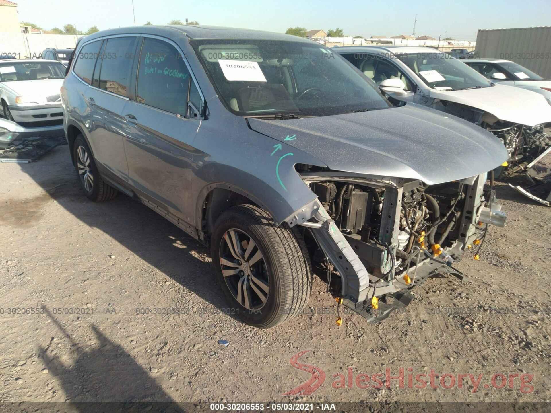 5FNYF5H59GB041303 2016 HONDA PILOT