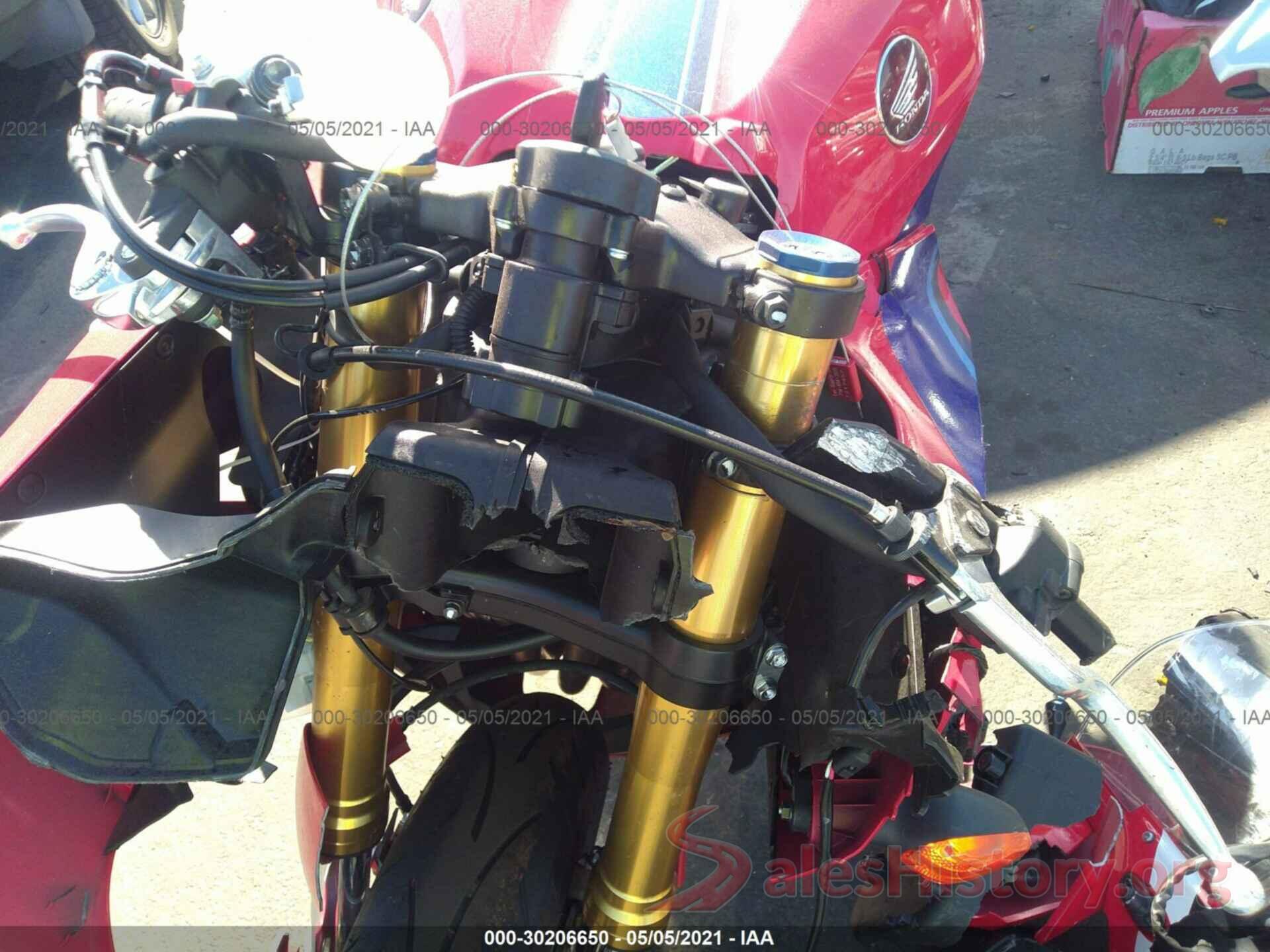 JH2PC4082MK500004 2021 HONDA CBR600