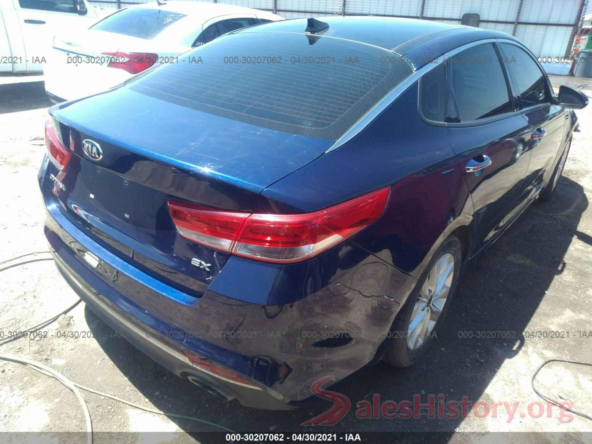 5XXGU4L31GG007662 2016 KIA OPTIMA