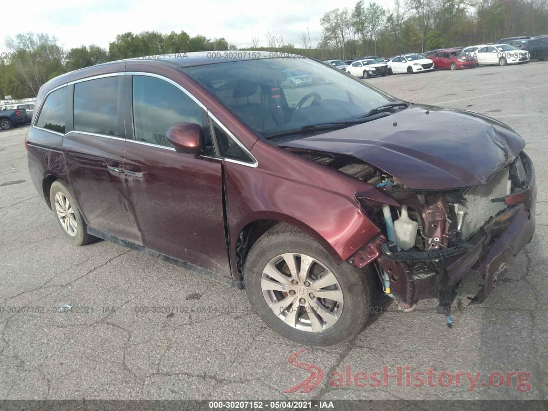 5FNRL5H62GB070938 2016 HONDA ODYSSEY