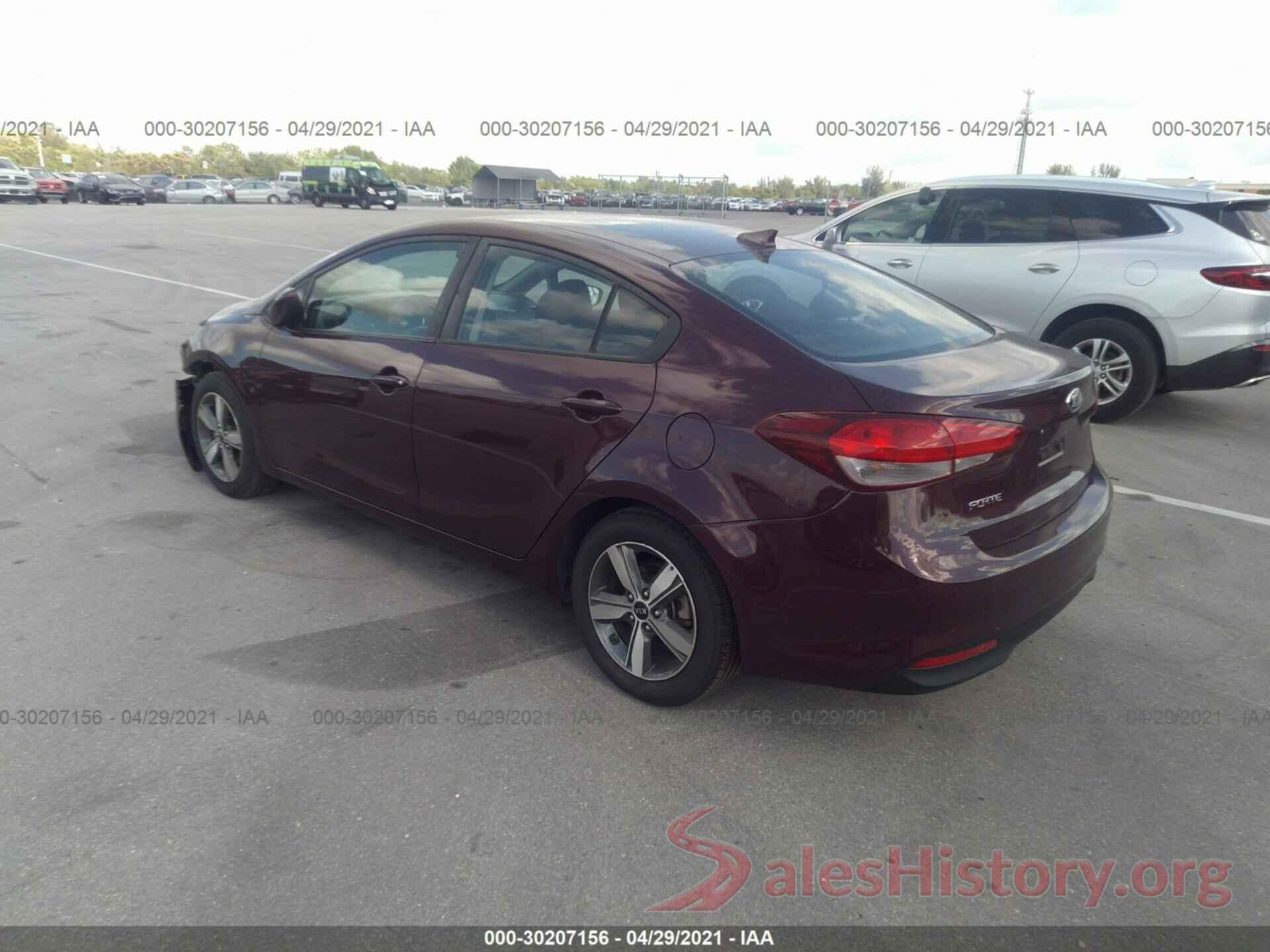 3KPFL4A76JE250338 2018 KIA FORTE