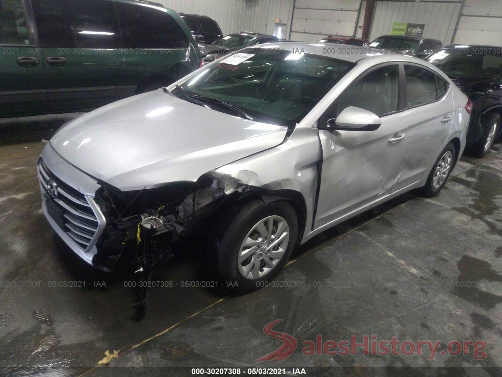 KMHD74LF4HU086000 2017 HYUNDAI ELANTRA