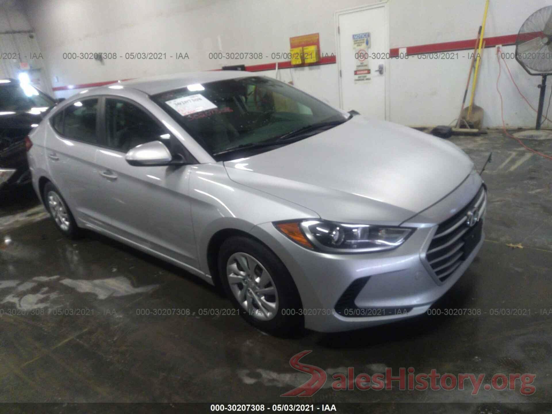 KMHD74LF4HU086000 2017 HYUNDAI ELANTRA