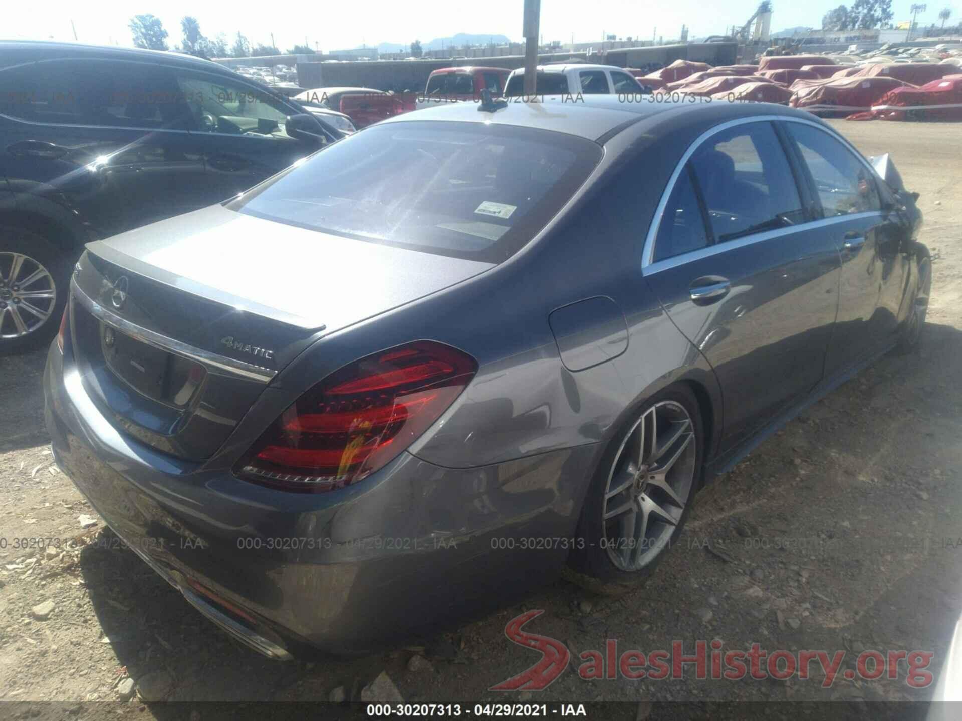 WDDUG8GB6KA461001 2019 MERCEDES-BENZ S-CLASS