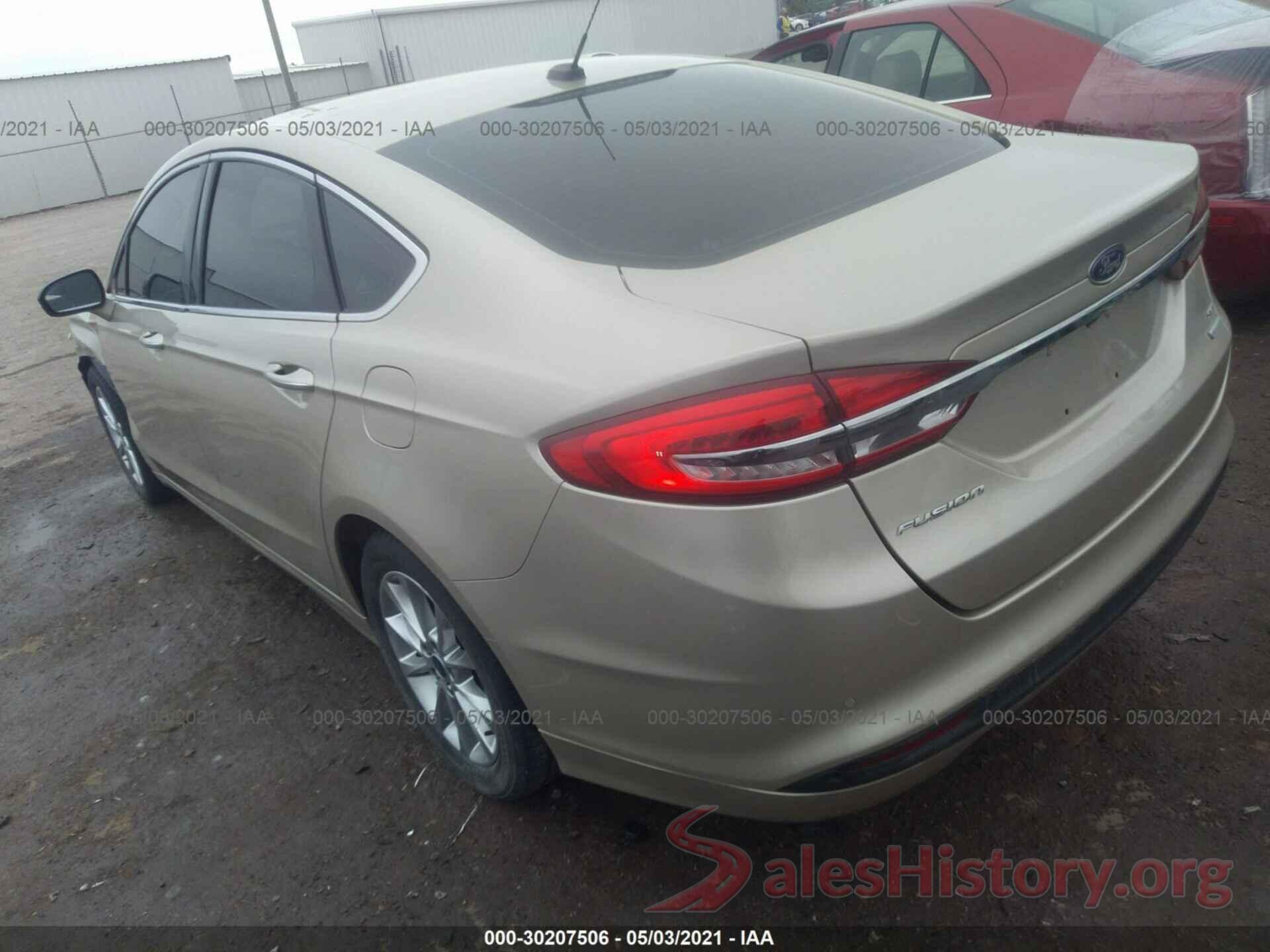 3FA6P0HD2HR263461 2017 FORD FUSION