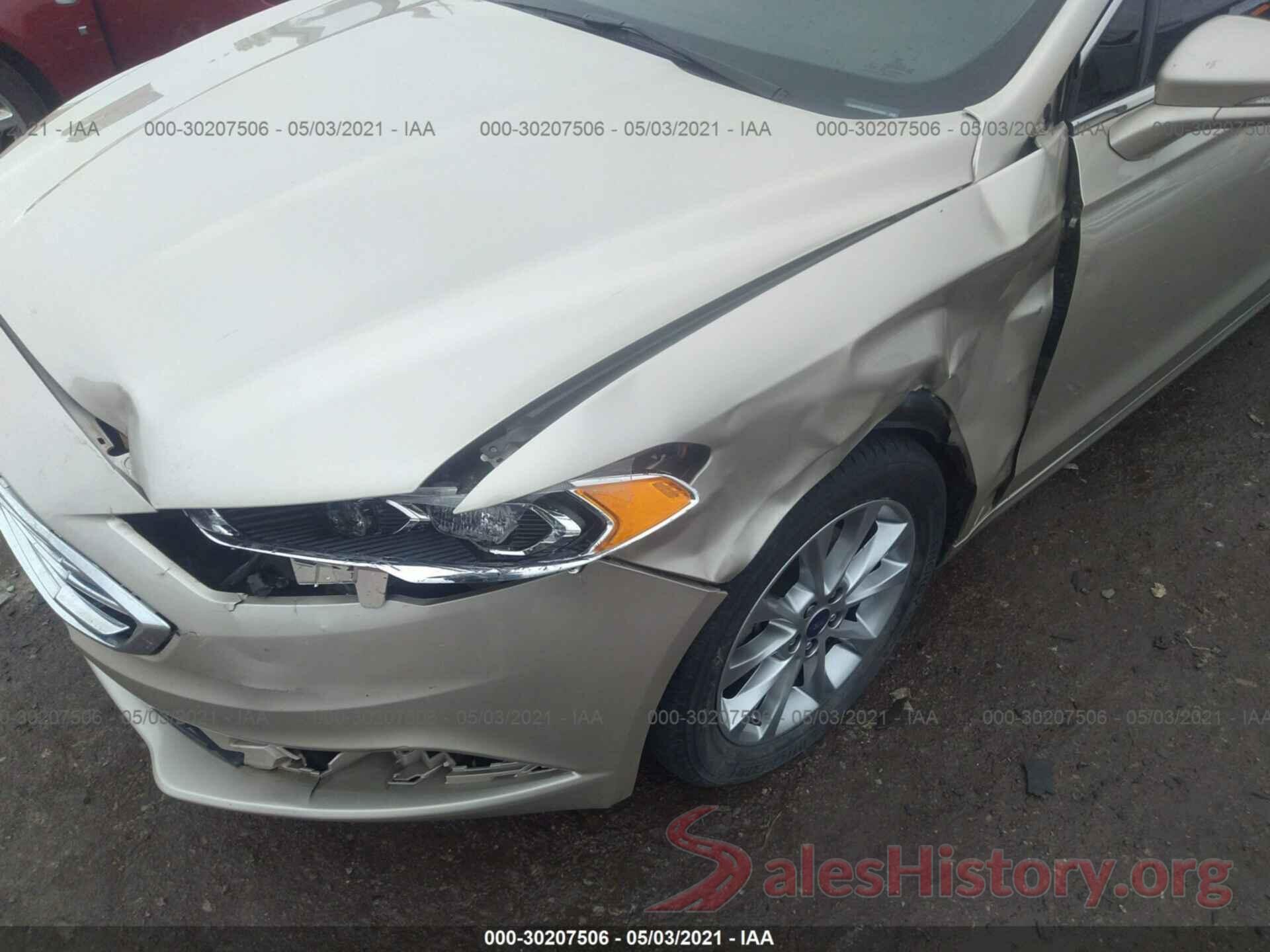 3FA6P0HD2HR263461 2017 FORD FUSION