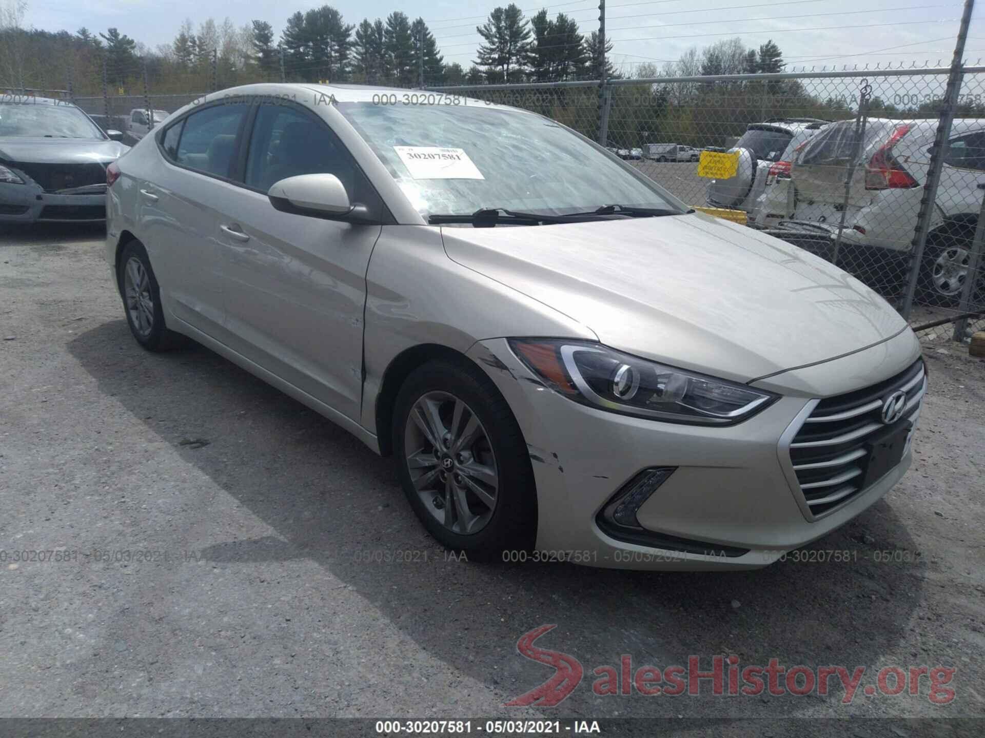 5NPD84LF7HH128672 2017 HYUNDAI ELANTRA