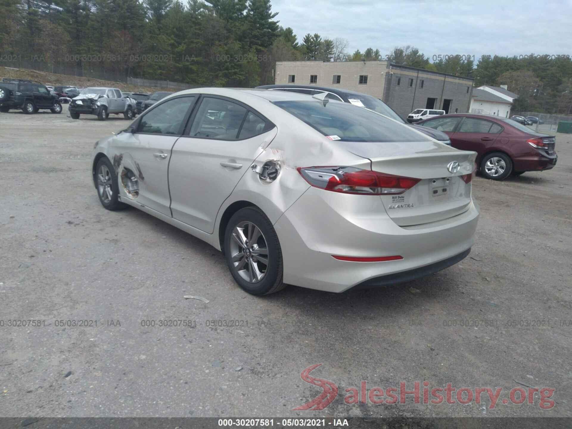 5NPD84LF7HH128672 2017 HYUNDAI ELANTRA