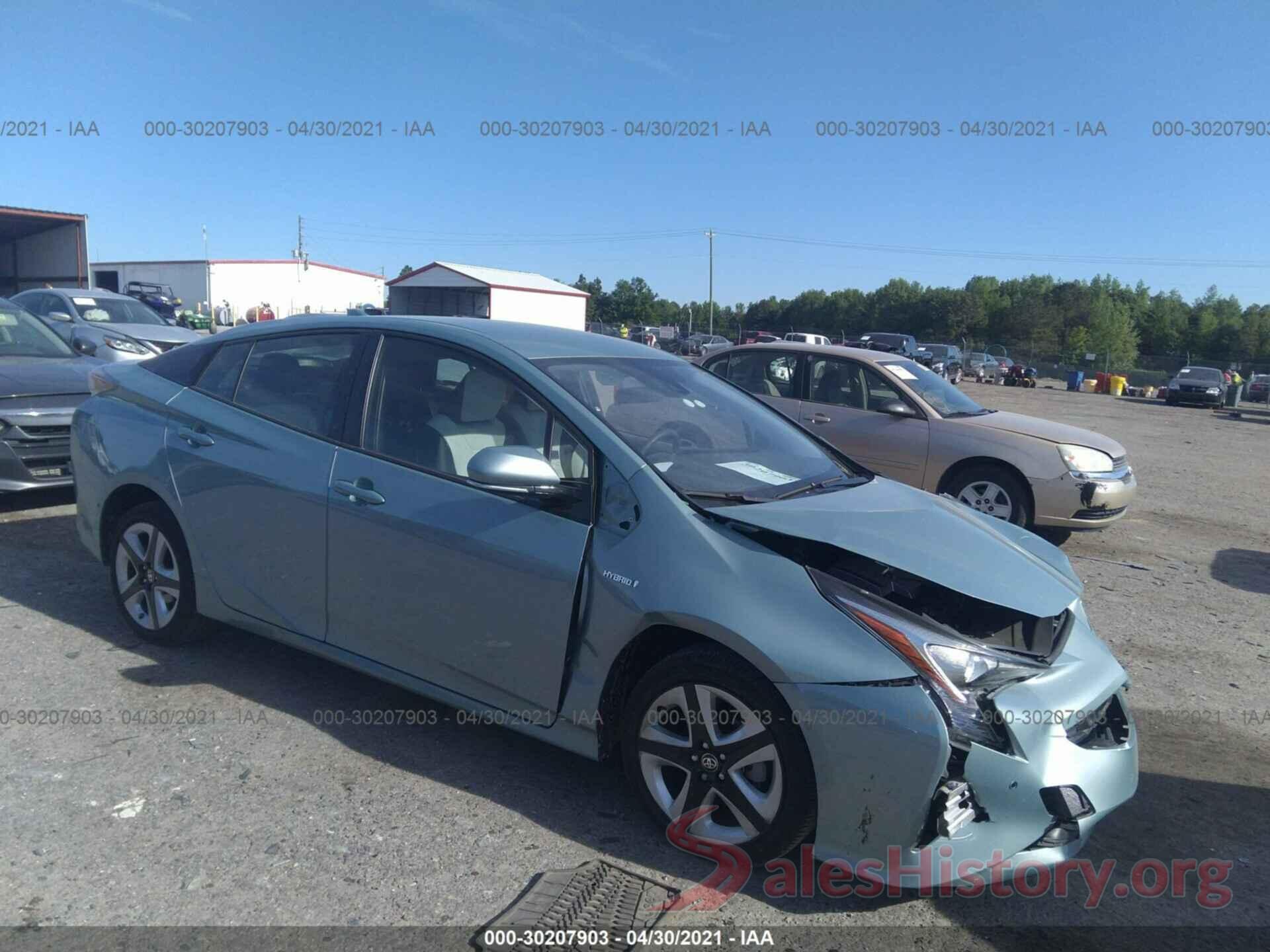 JTDKARFU7J3552034 2018 TOYOTA PRIUS