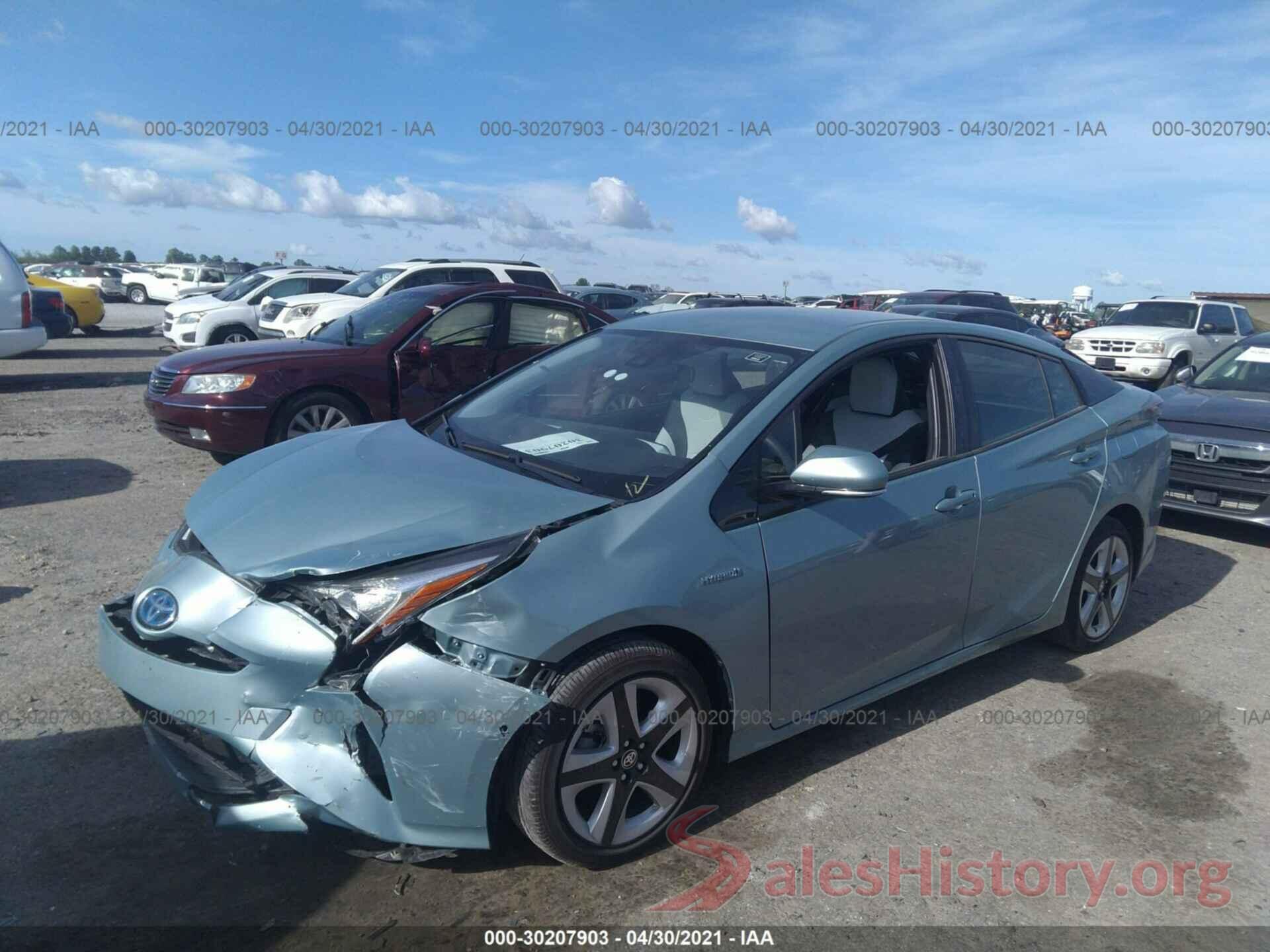 JTDKARFU7J3552034 2018 TOYOTA PRIUS