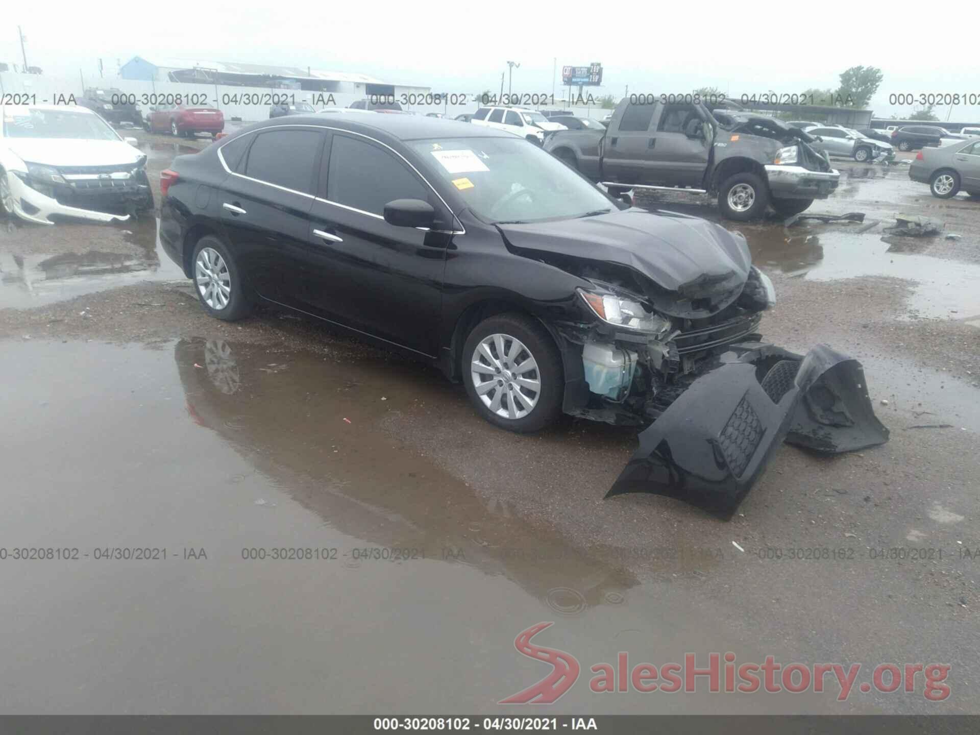 3N1AB7AP0GY293484 2016 NISSAN SENTRA