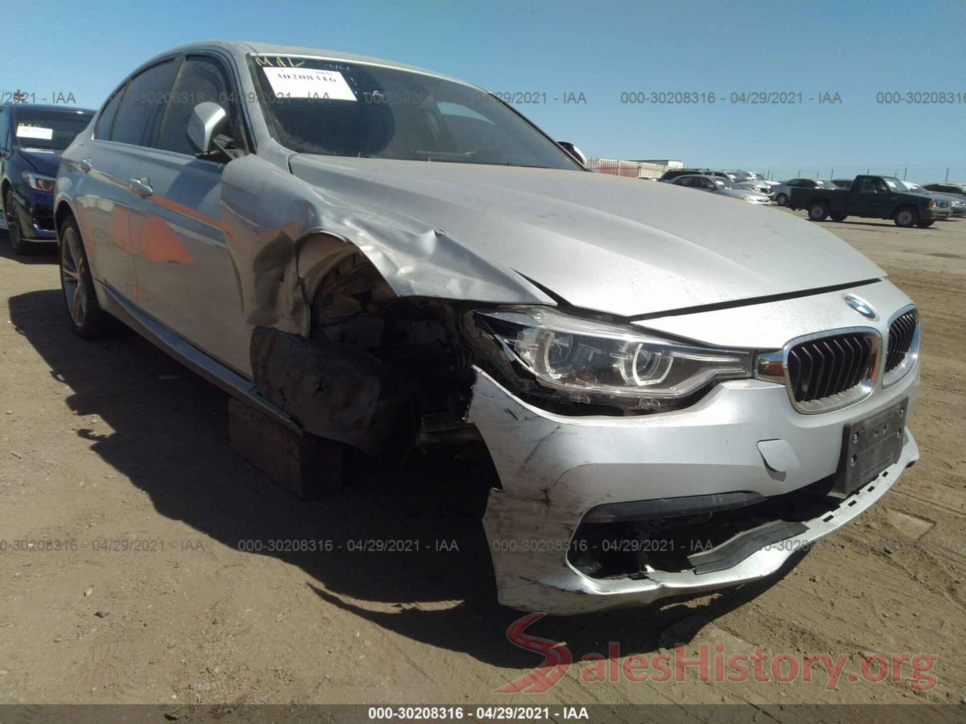 WBA8B3G5XGNT62699 2016 BMW 3 SERIES