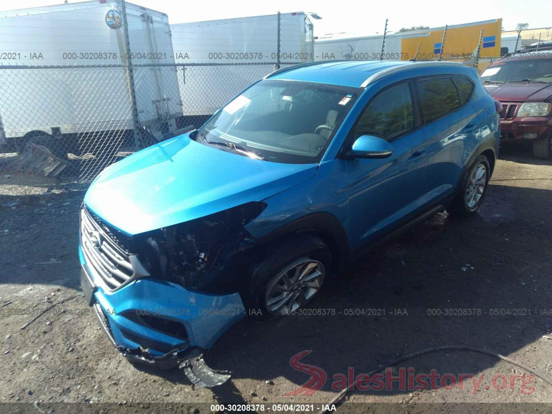 KM8J3CA20GU044804 2016 HYUNDAI TUCSON