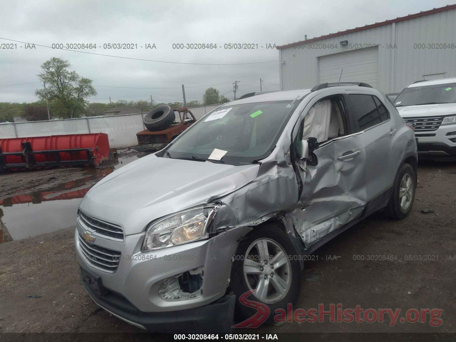 3GNCJLSB6GL130637 2016 CHEVROLET TRAX