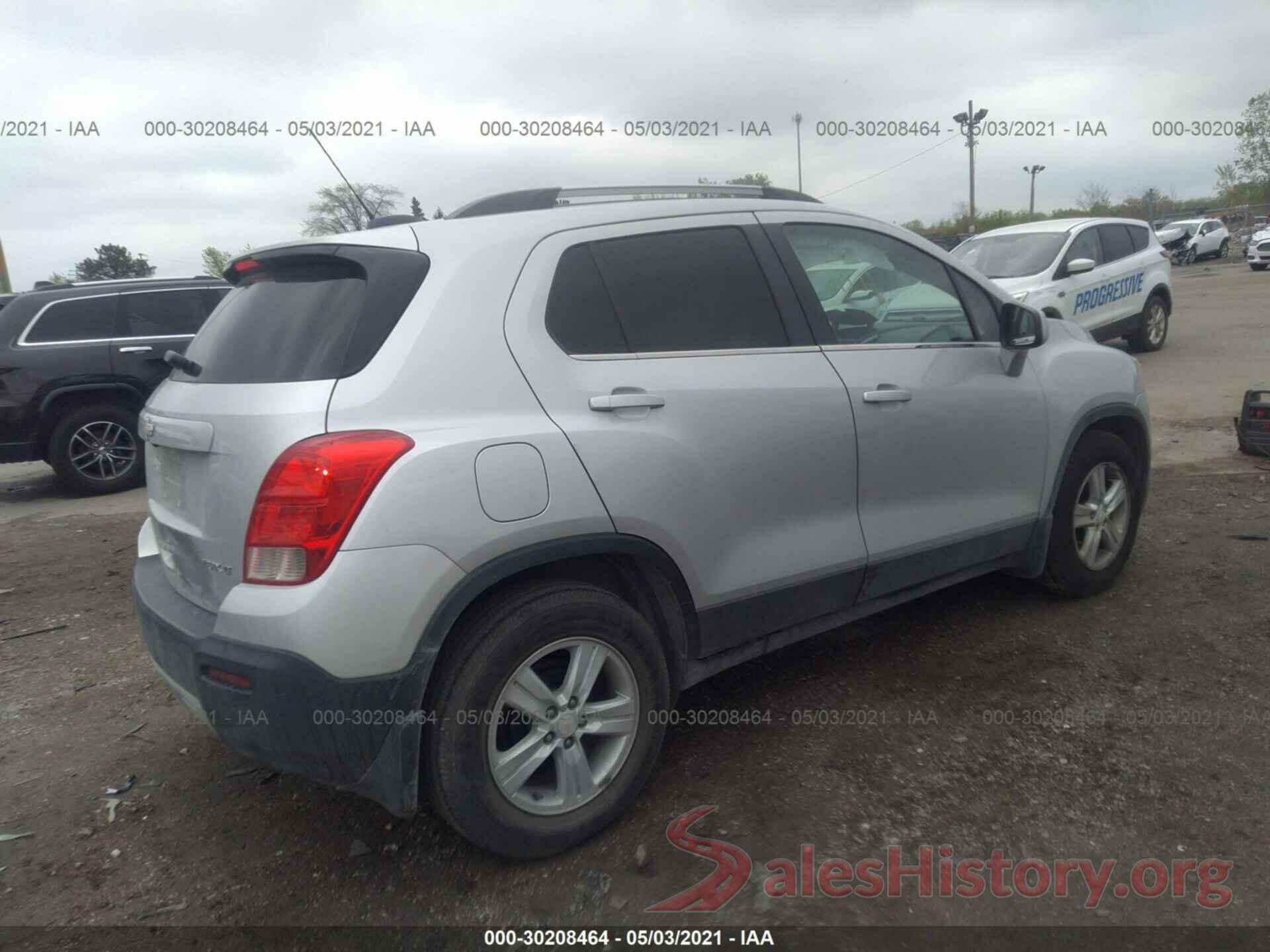 3GNCJLSB6GL130637 2016 CHEVROLET TRAX