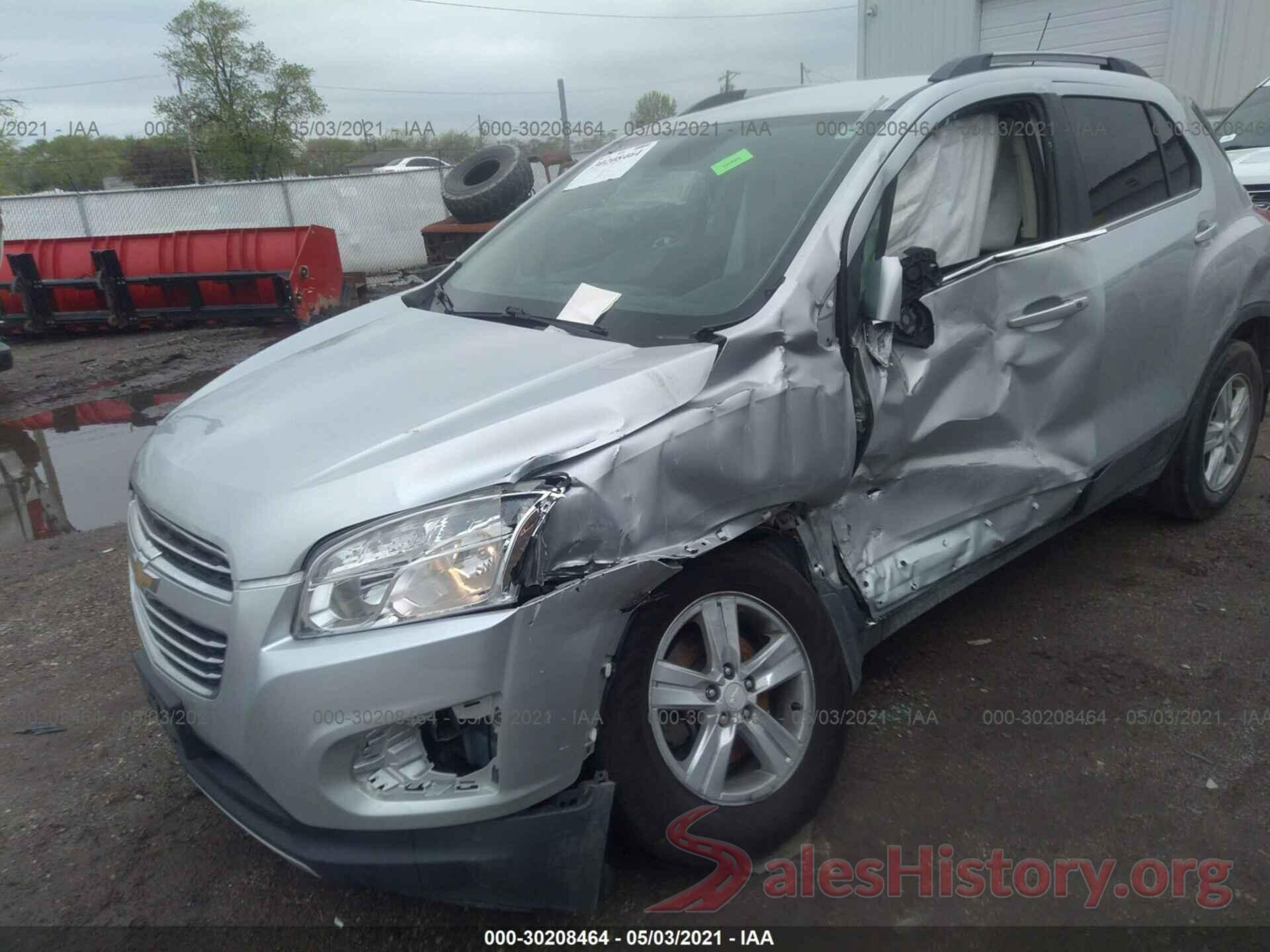 3GNCJLSB6GL130637 2016 CHEVROLET TRAX