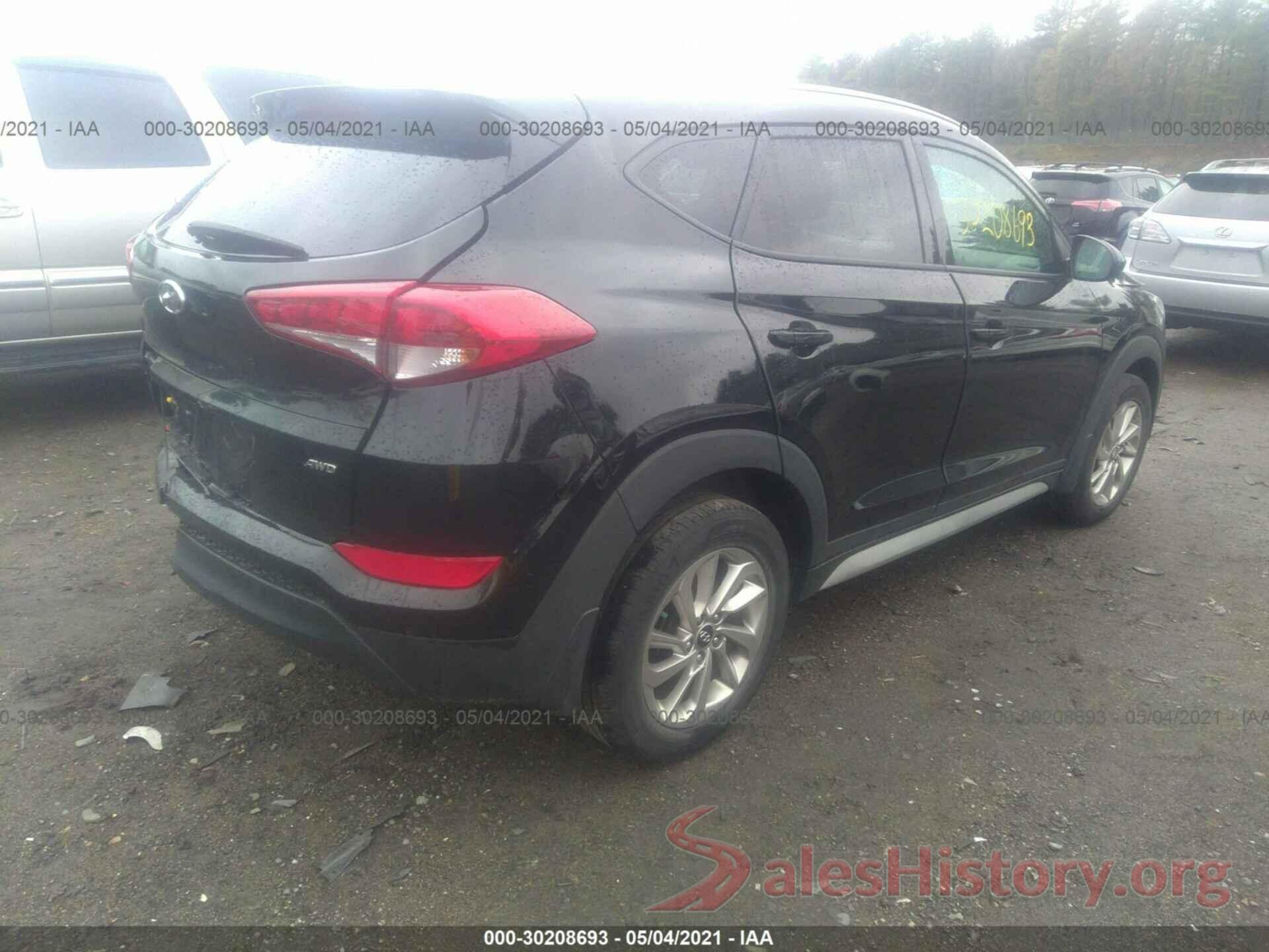 KM8J3CA47HU407604 2017 HYUNDAI TUCSON