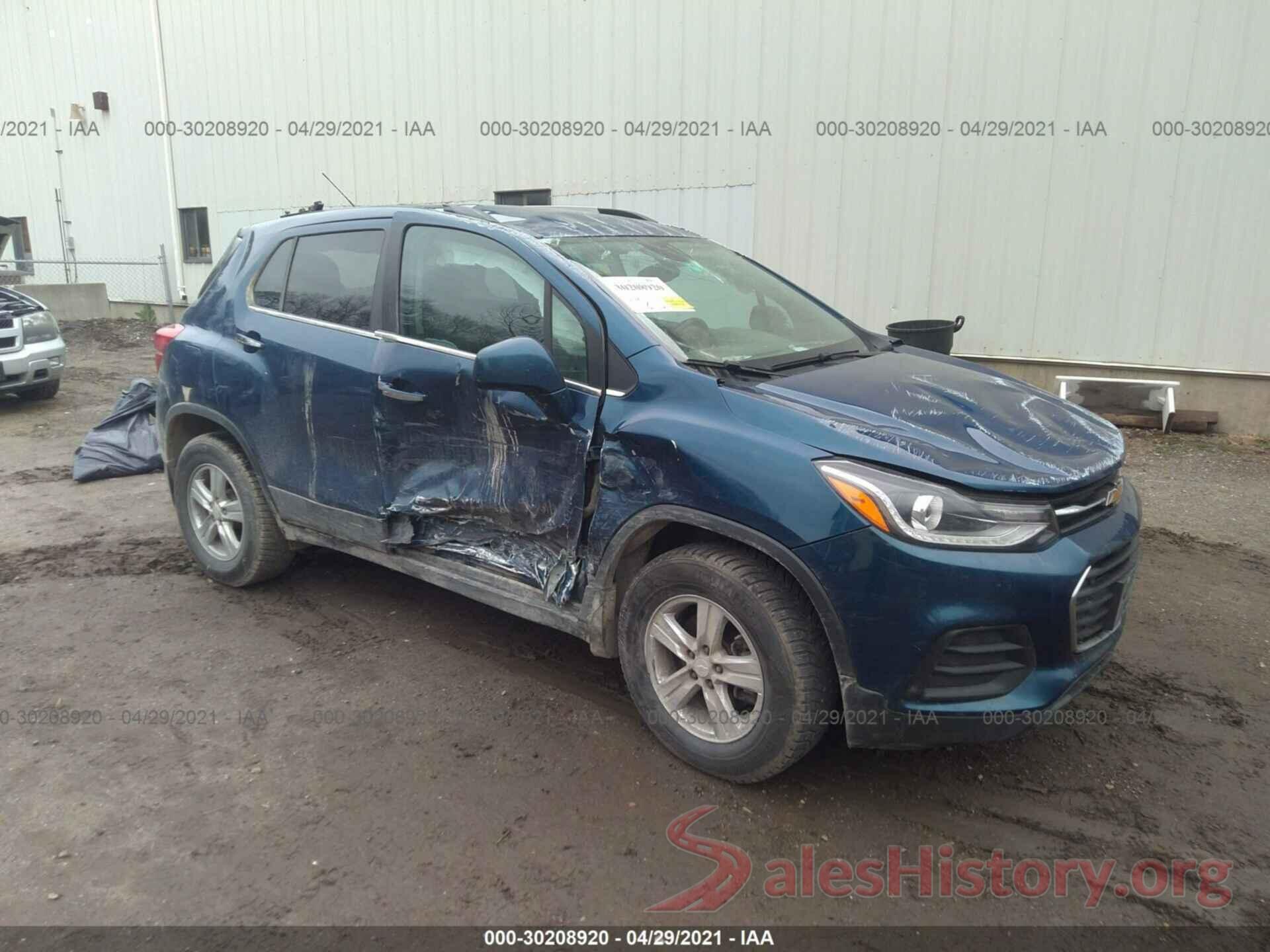 3GNCJPSB7KL176607 2019 CHEVROLET TRAX