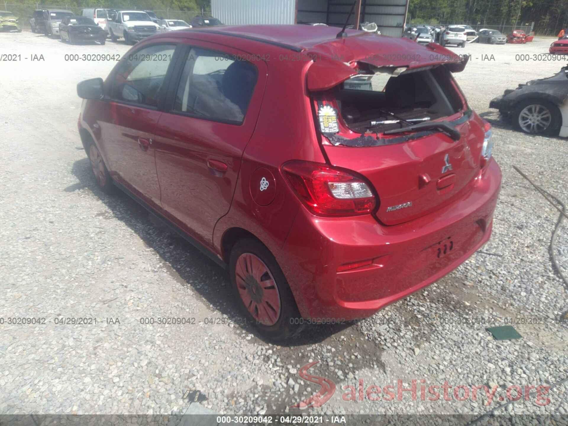 ML32A3HJXLH006000 2020 MITSUBISHI MIRAGE