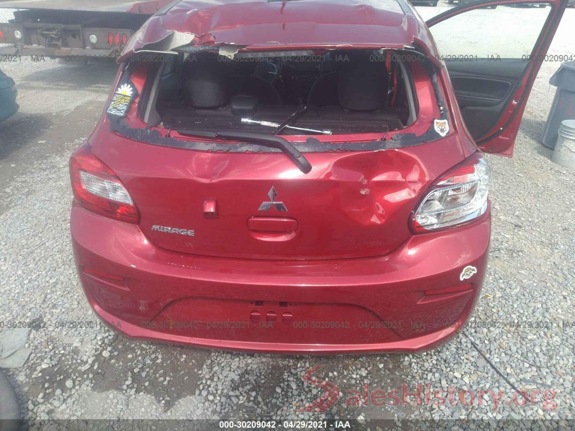 ML32A3HJXLH006000 2020 MITSUBISHI MIRAGE