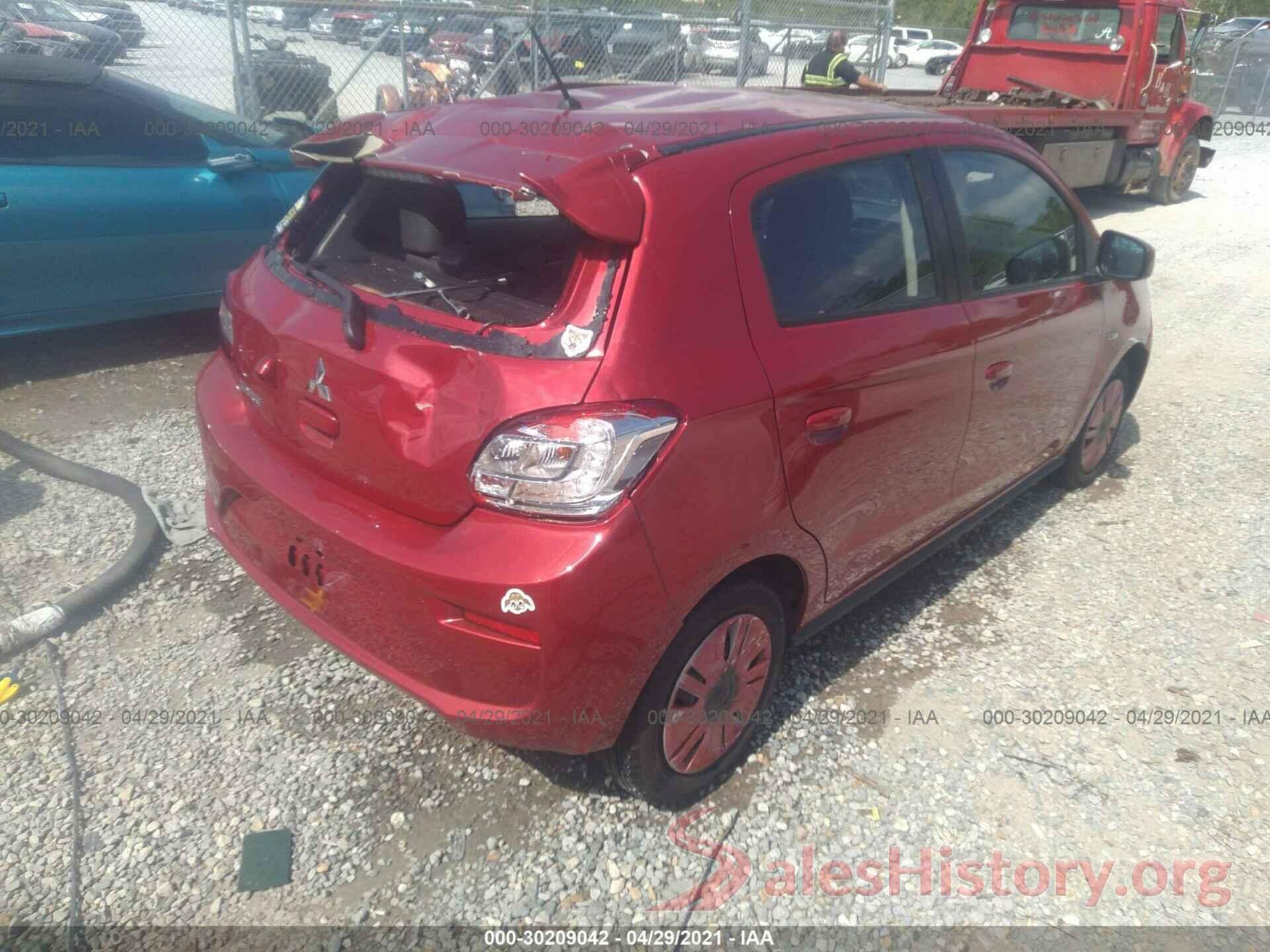 ML32A3HJXLH006000 2020 MITSUBISHI MIRAGE