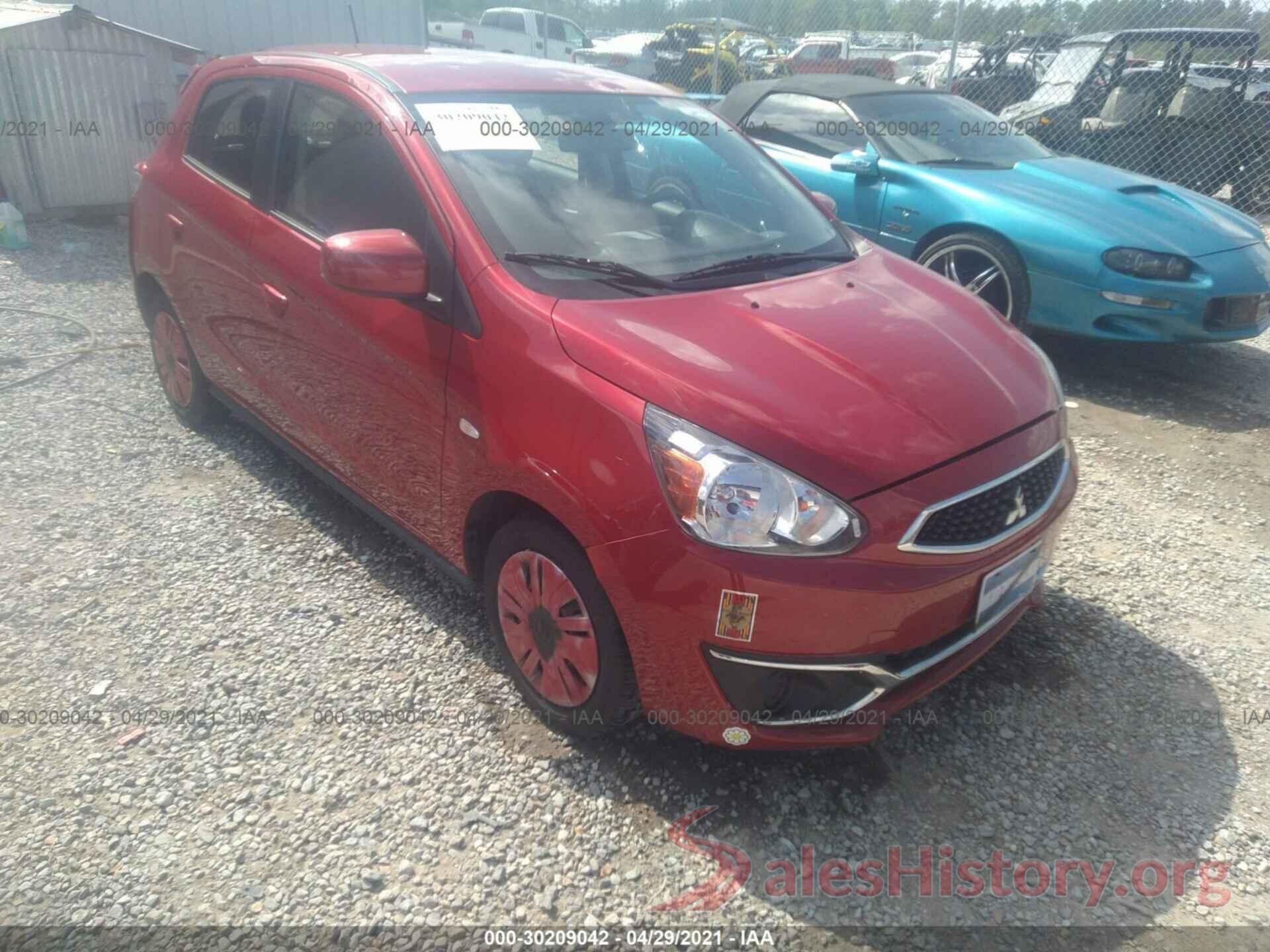 ML32A3HJXLH006000 2020 MITSUBISHI MIRAGE