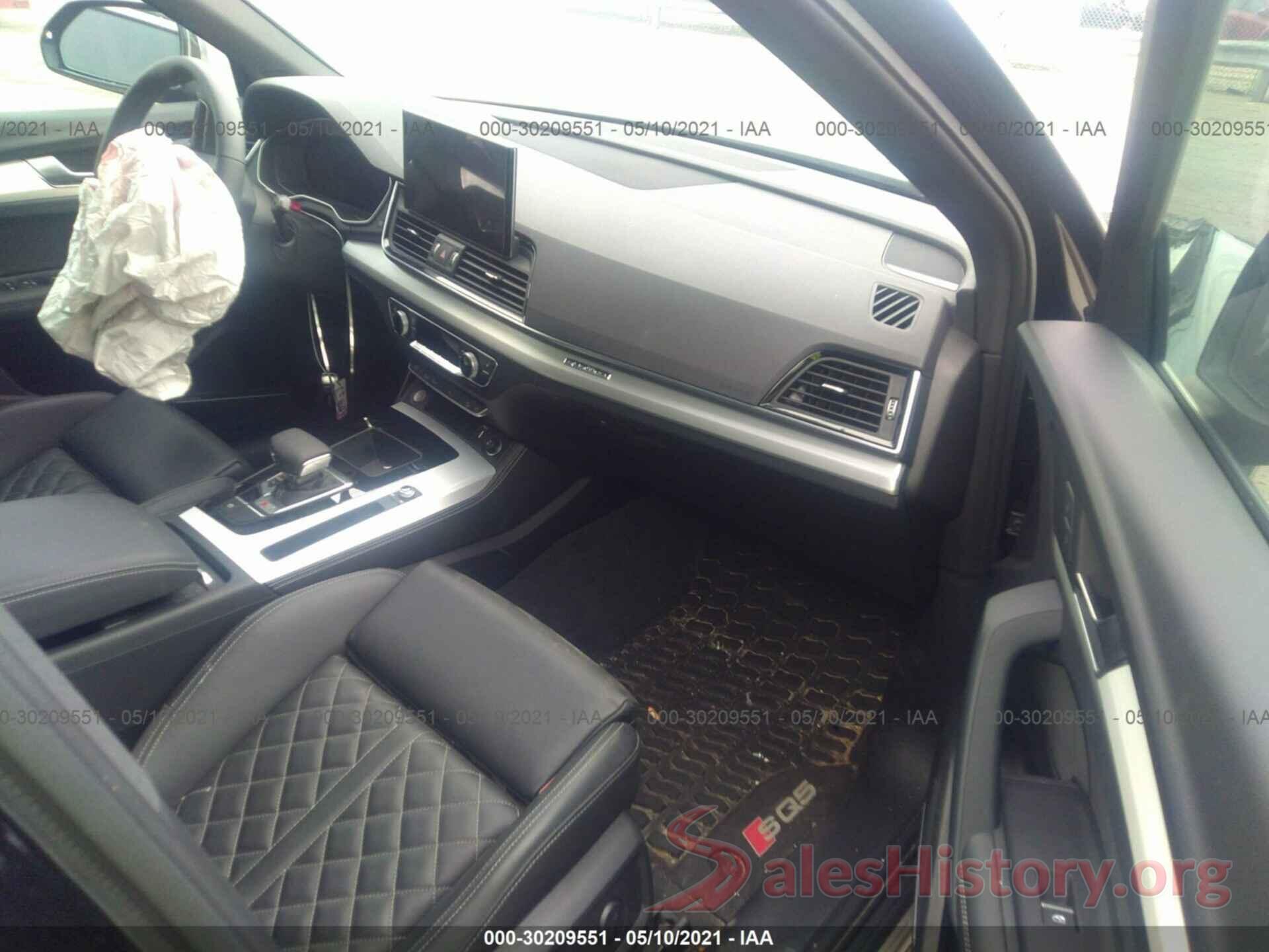 WA1B4AFYXM2010992 2021 AUDI SQ5