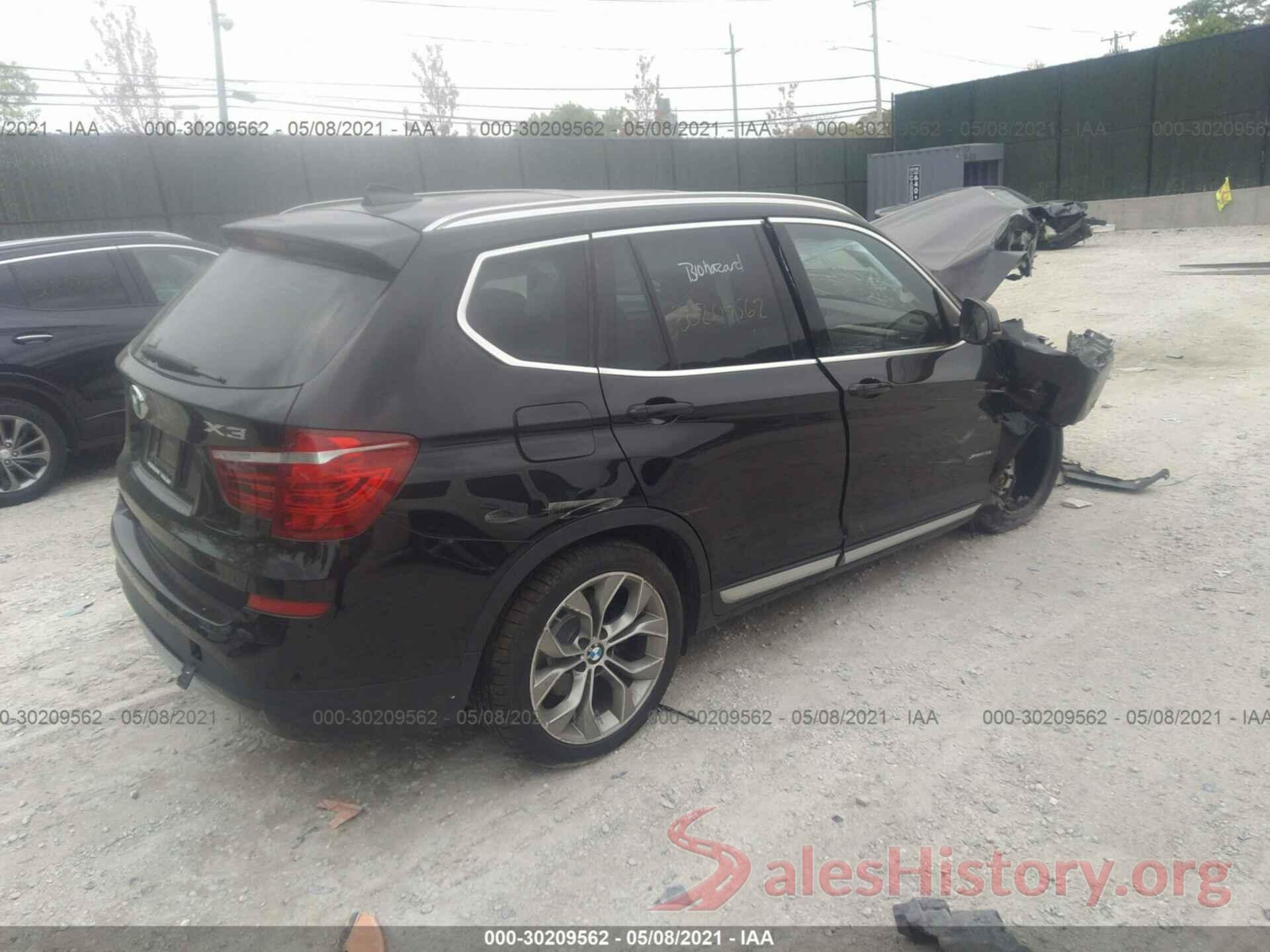 5UXWX9C37H0W69666 2017 BMW X3