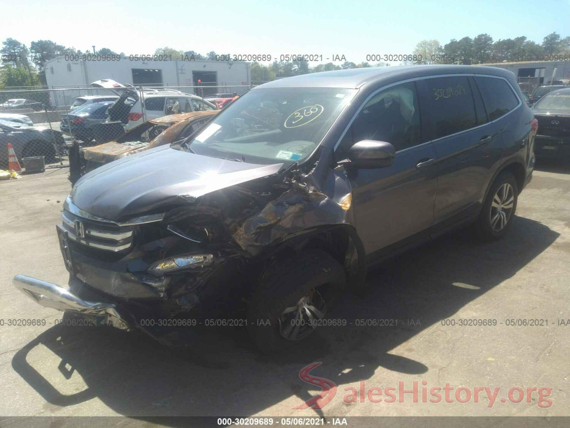 5FNYF6H57HB063369 2017 HONDA PILOT