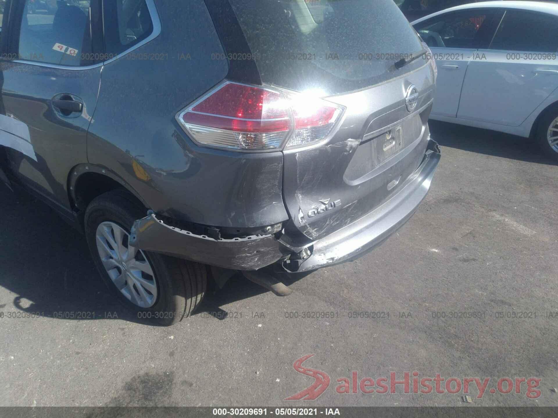 5N1AT2MV6GC778207 2016 NISSAN ROGUE