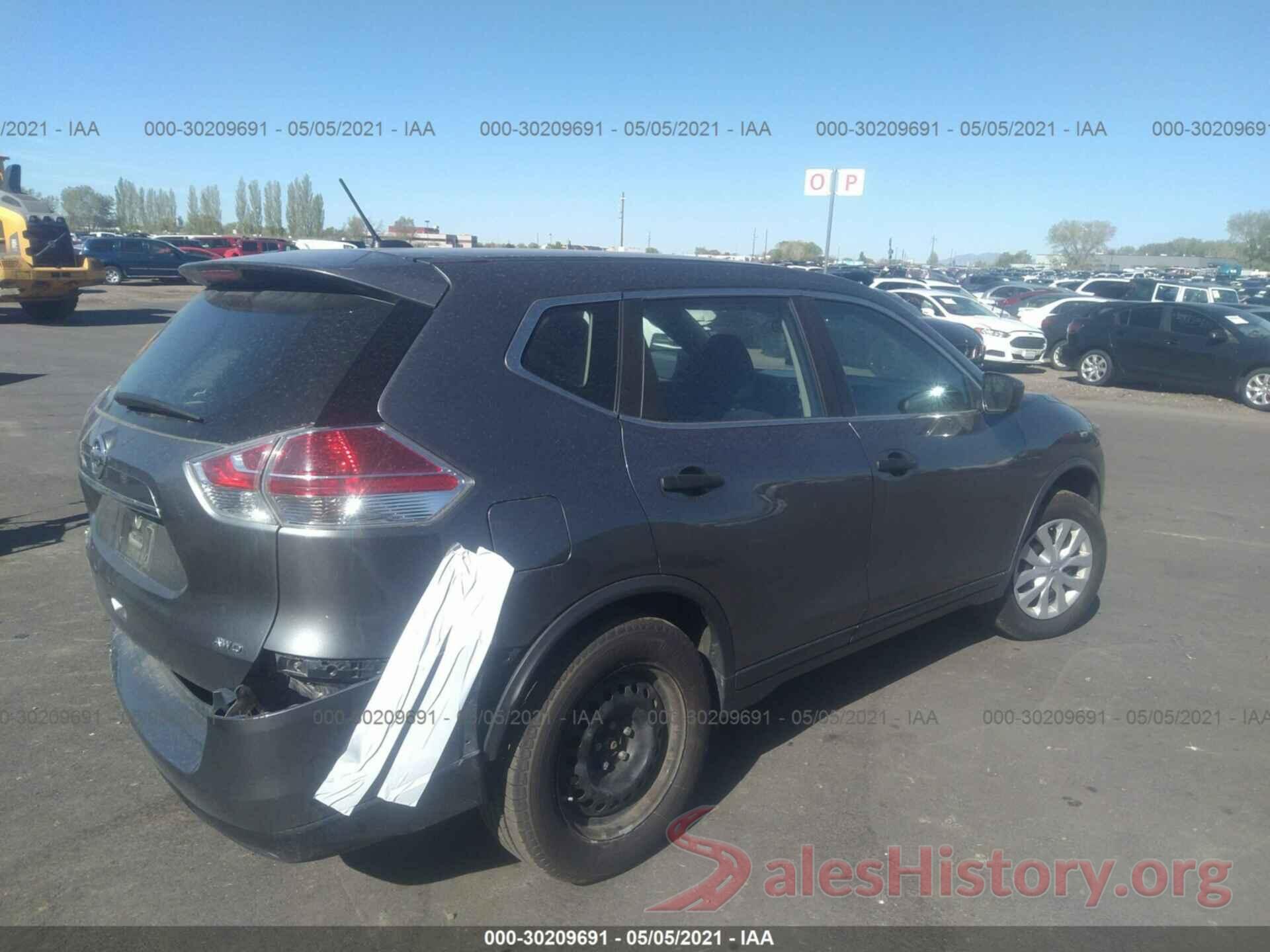 5N1AT2MV6GC778207 2016 NISSAN ROGUE