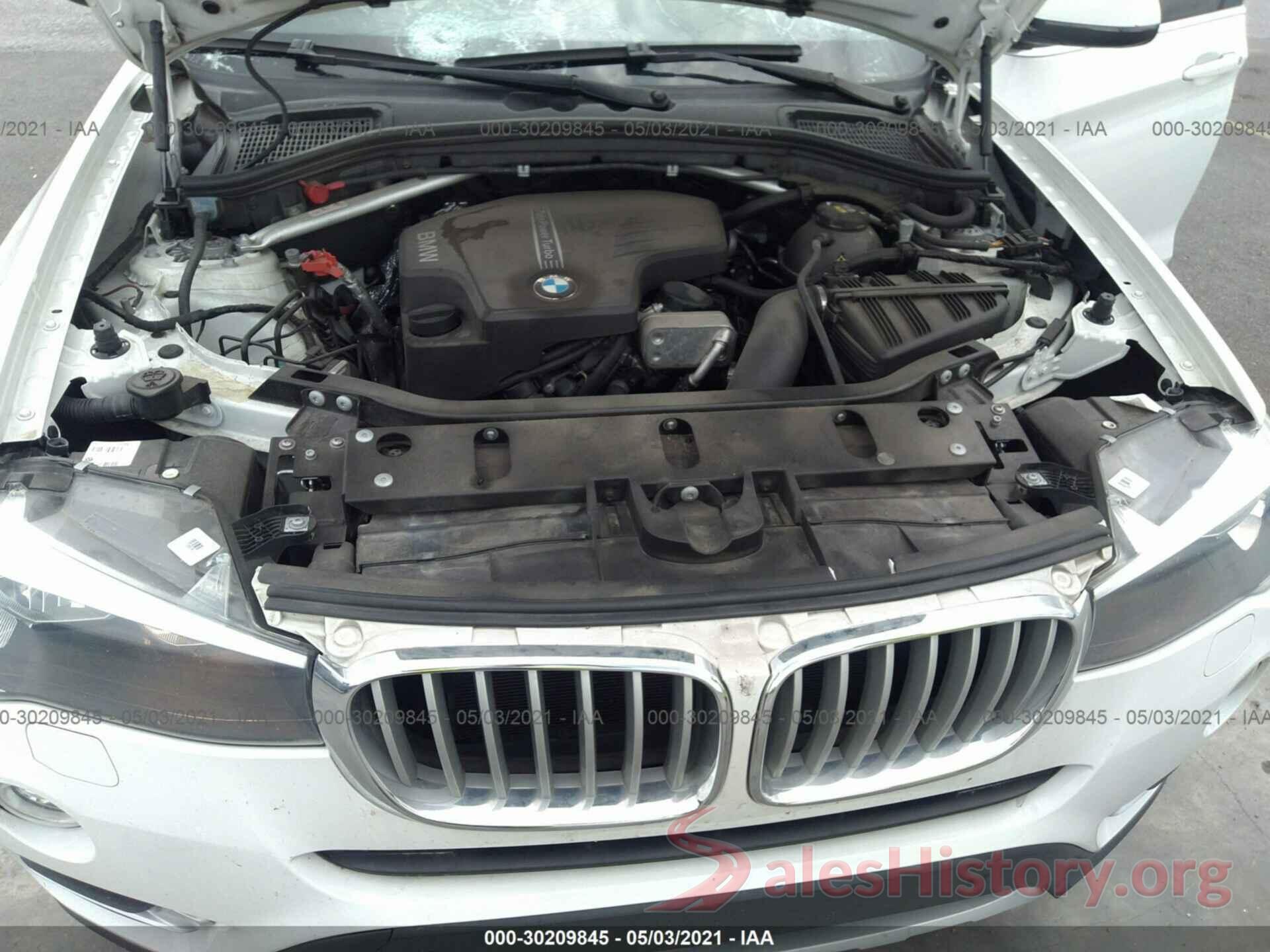 5UXWZ7C38H0X42297 2017 BMW X3