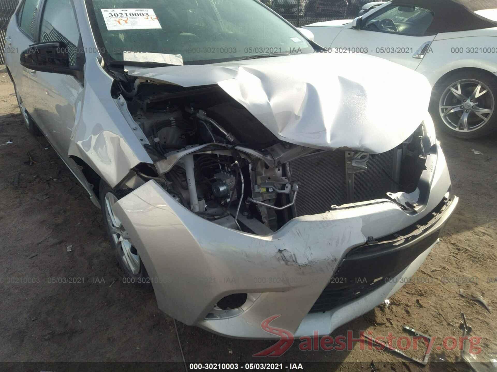 5YFBURHE9GP486647 2016 TOYOTA COROLLA