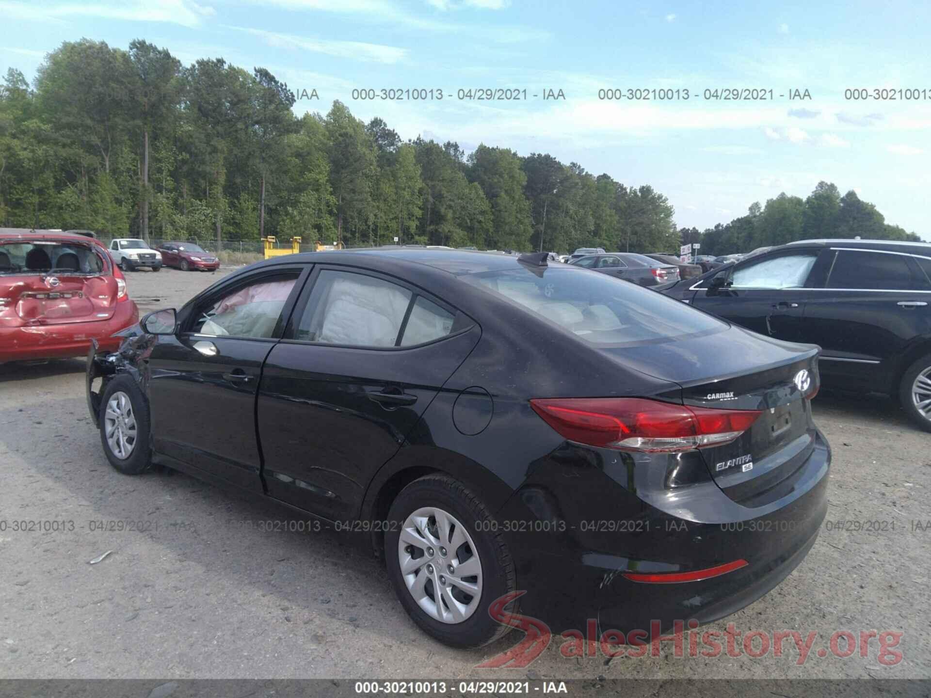 5NPD74LF5HH166985 2017 HYUNDAI ELANTRA