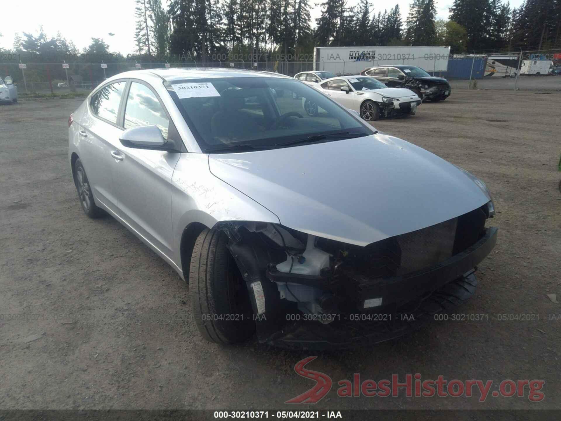 5NPD84LF2JH227857 2018 HYUNDAI ELANTRA