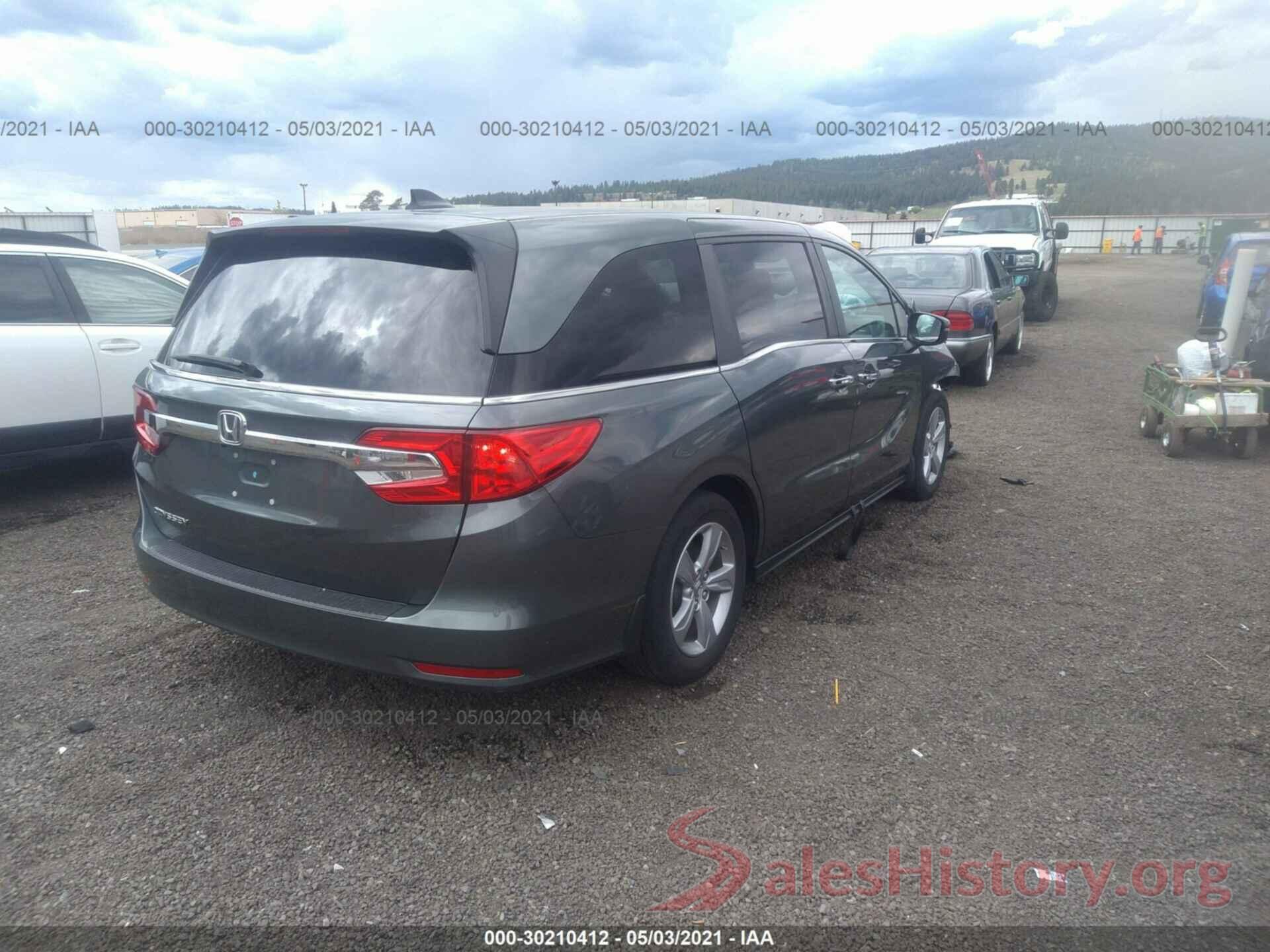 5FNRL6H76KB040929 2019 HONDA ODYSSEY