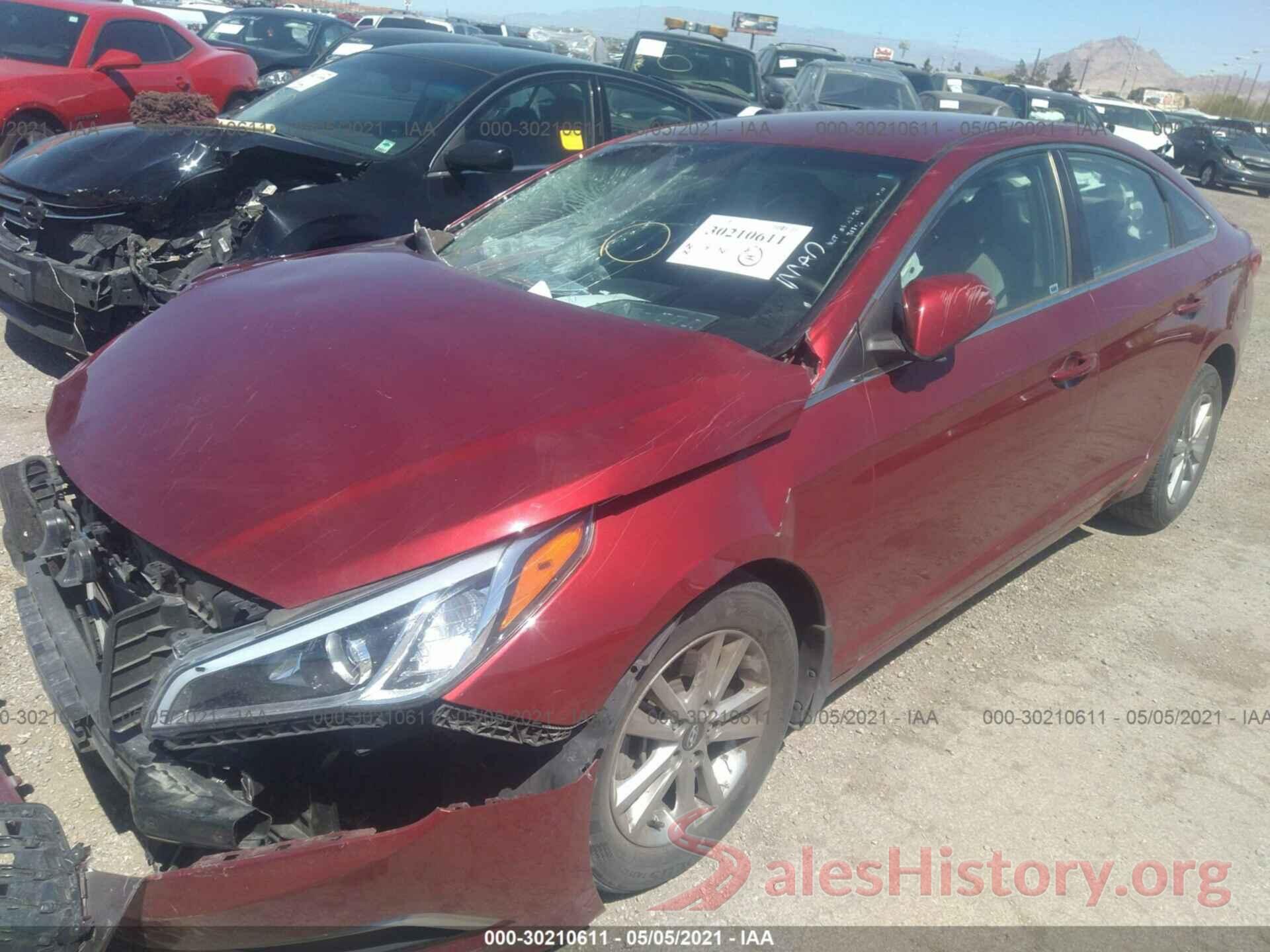 5NPE24AF0GH398897 2016 HYUNDAI SONATA