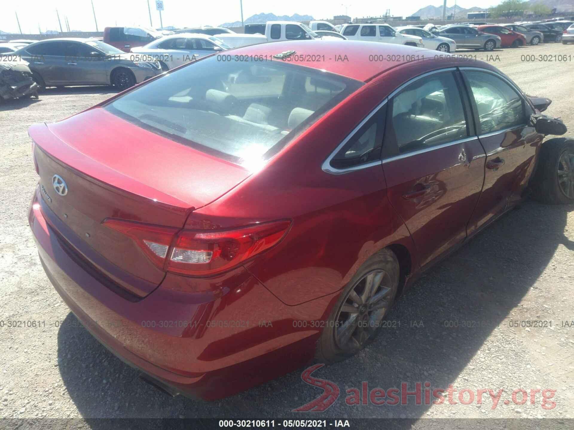 5NPE24AF0GH398897 2016 HYUNDAI SONATA