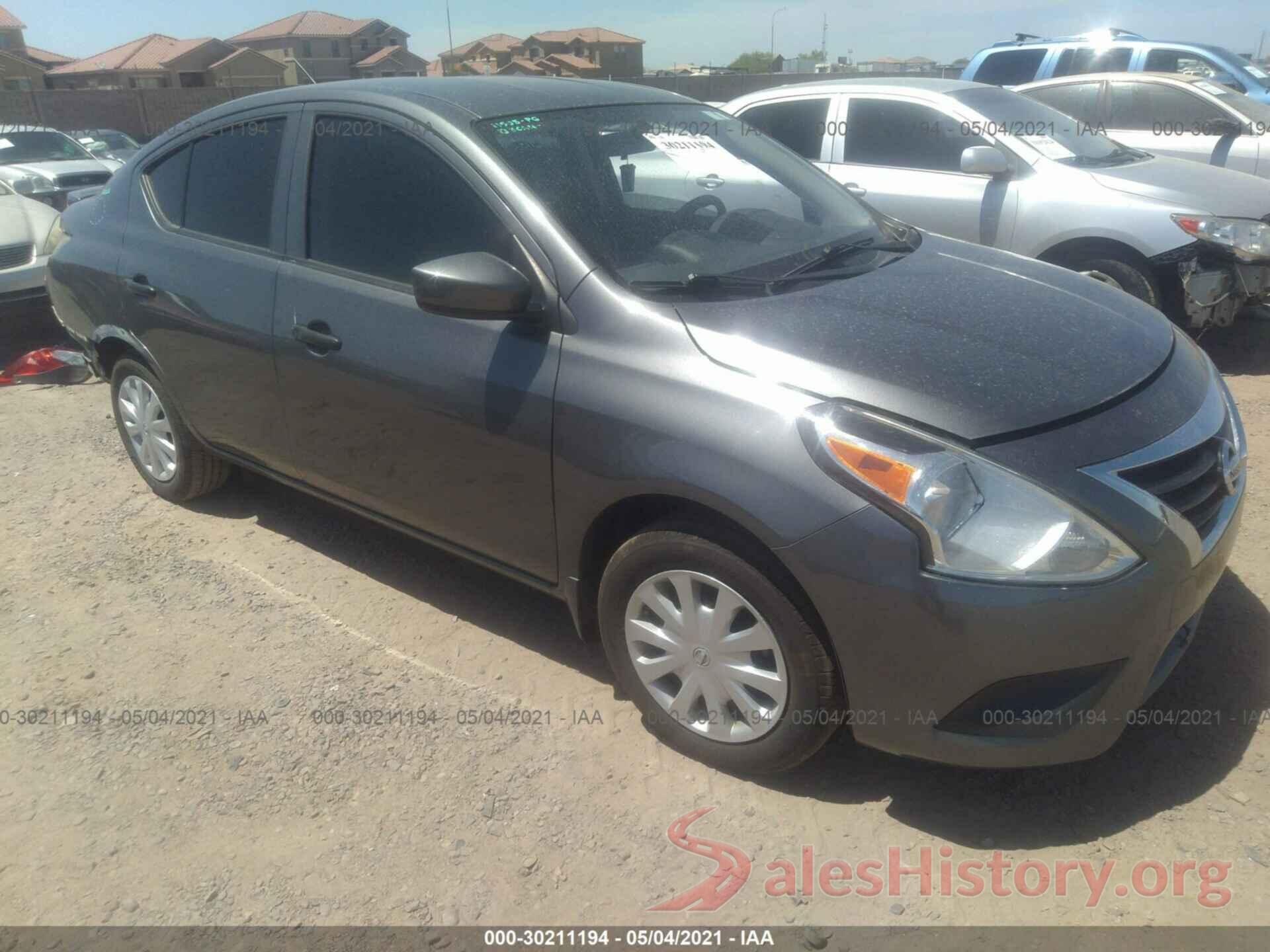 3N1CN7APXGL911729 2016 NISSAN VERSA