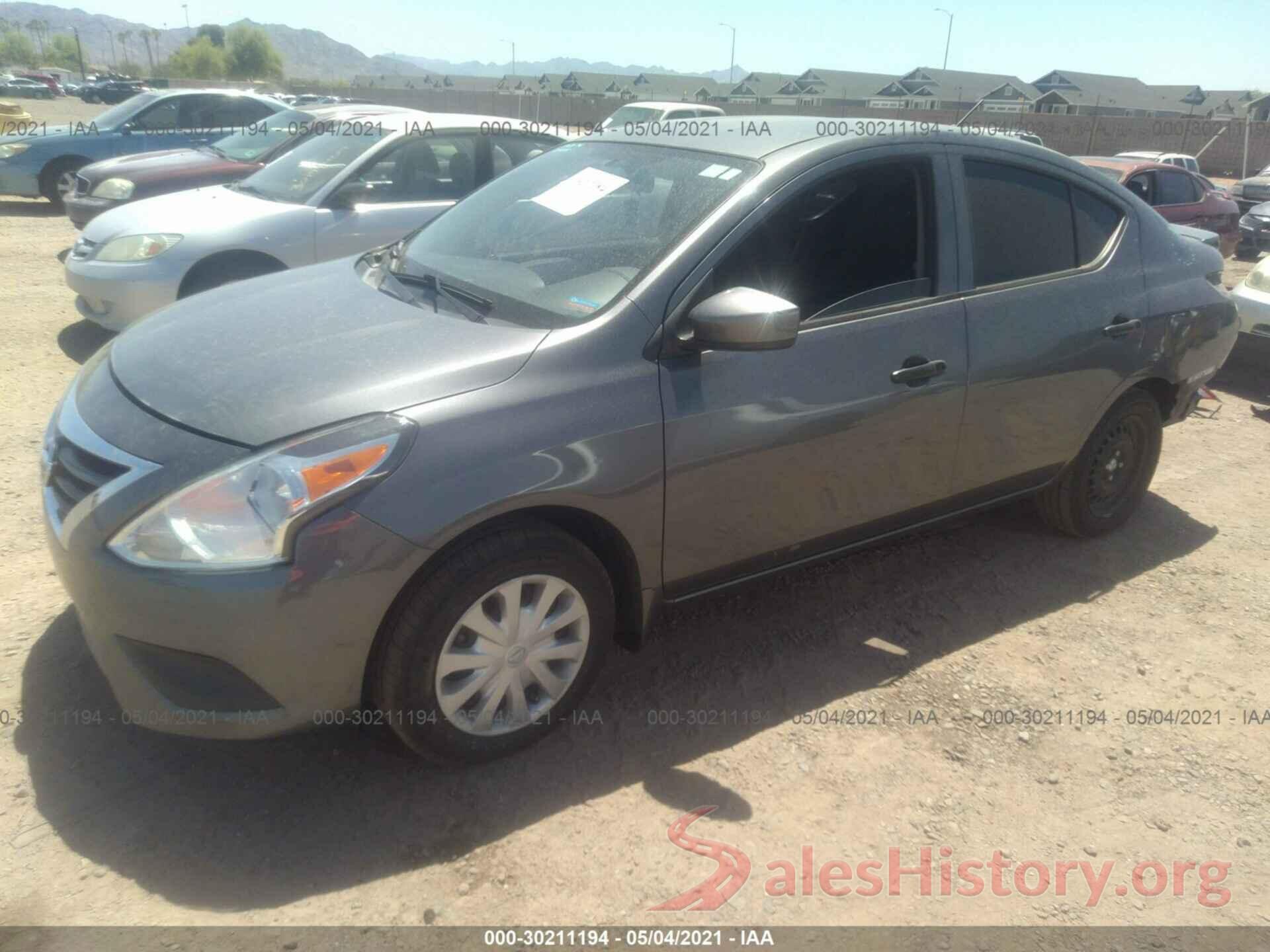 3N1CN7APXGL911729 2016 NISSAN VERSA