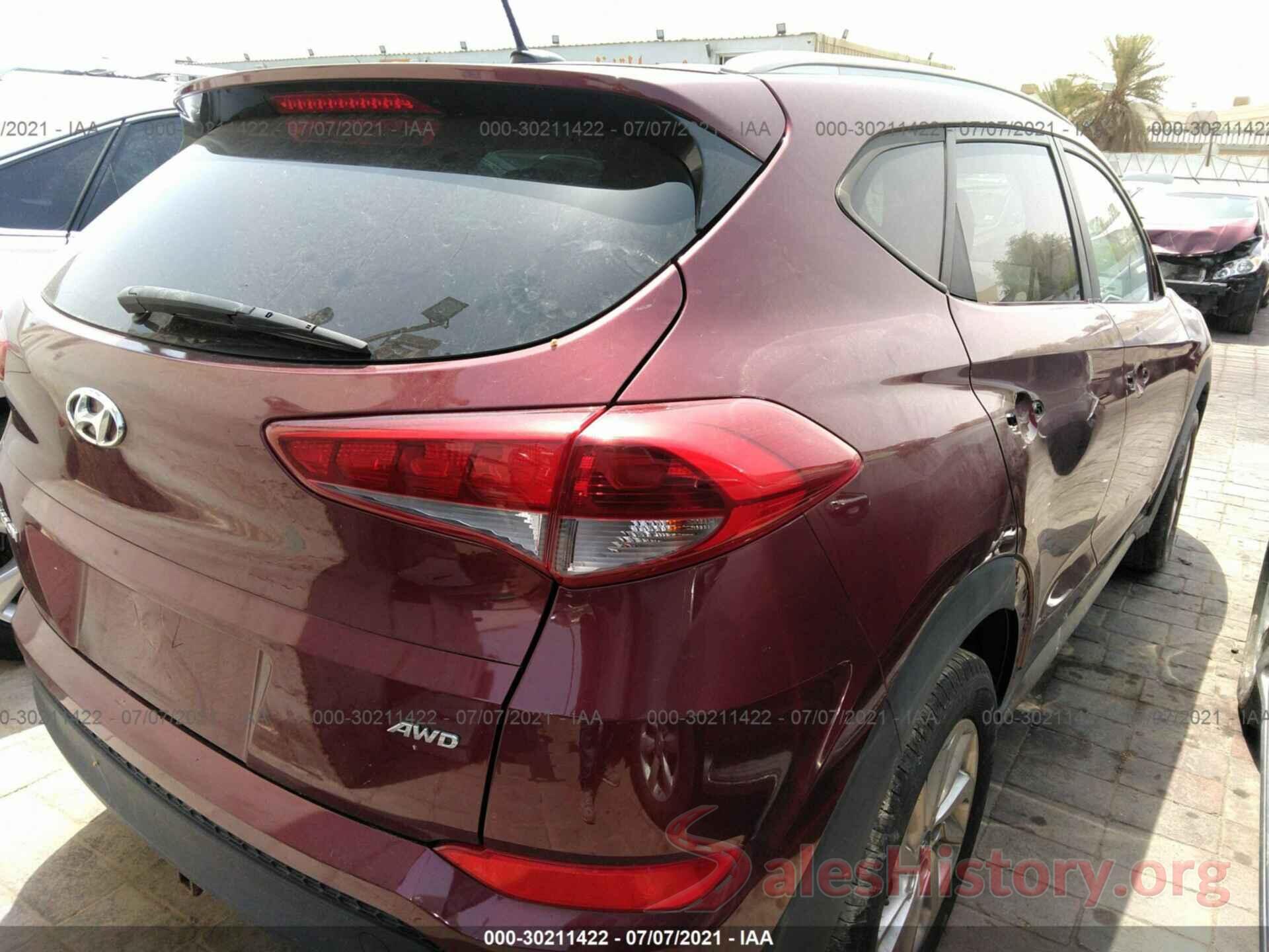 000000A44HU251960 2017 HYUNDAI TUCSON