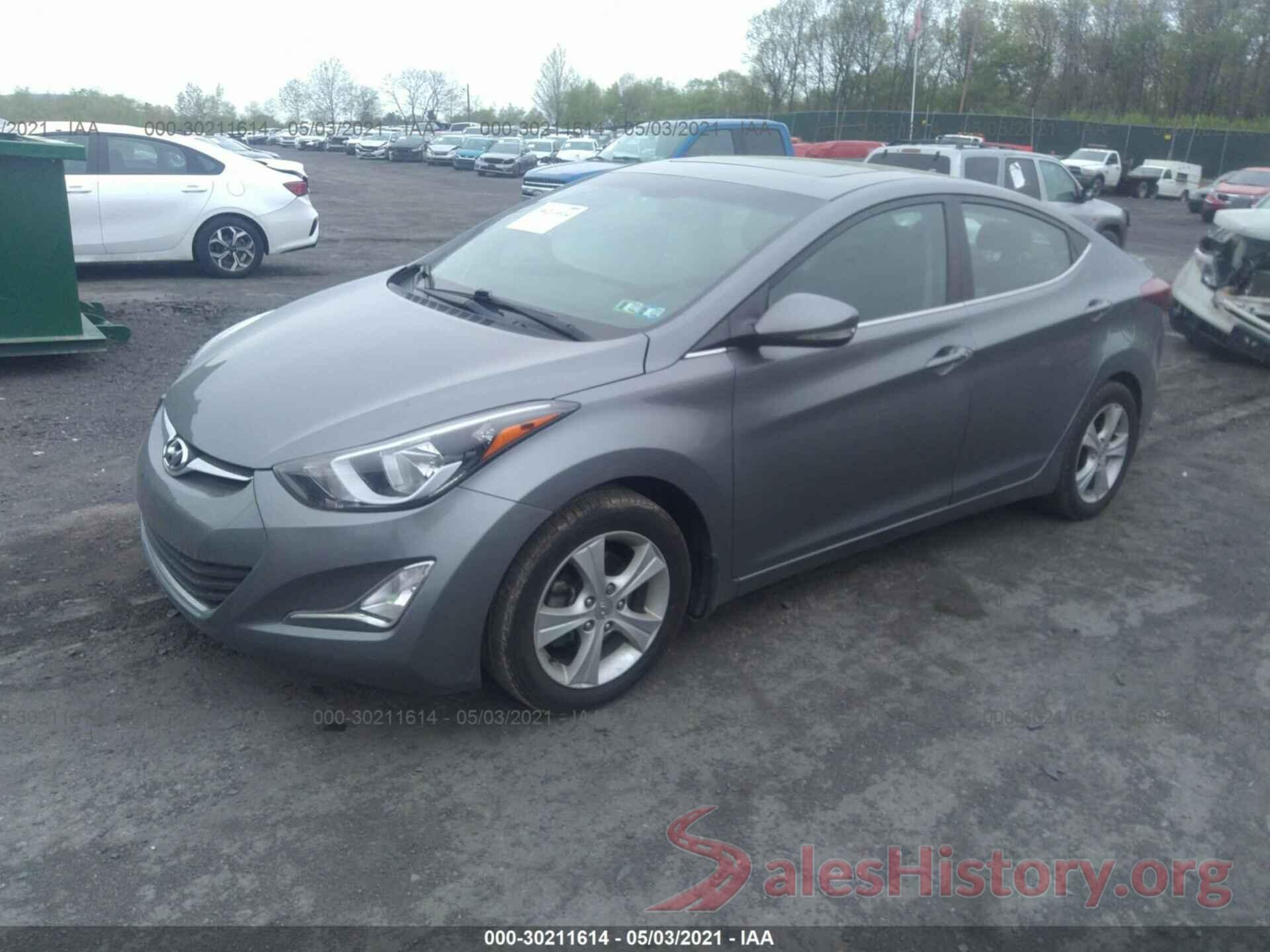 KMHDH4AE1GU574469 2016 HYUNDAI ELANTRA