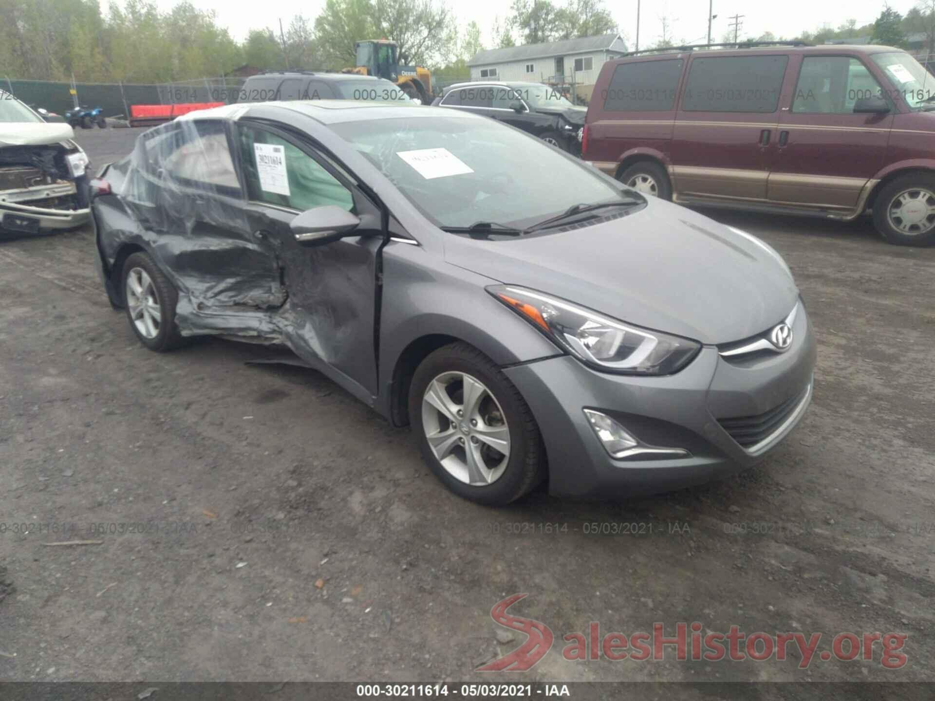 KMHDH4AE1GU574469 2016 HYUNDAI ELANTRA