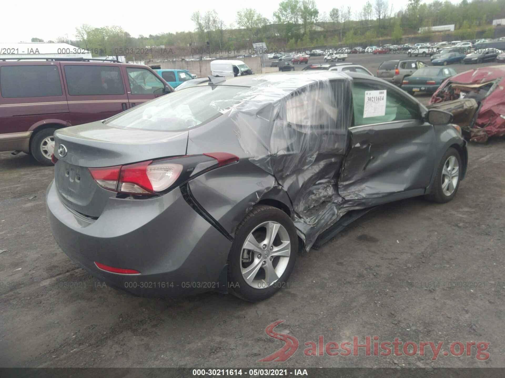 KMHDH4AE1GU574469 2016 HYUNDAI ELANTRA