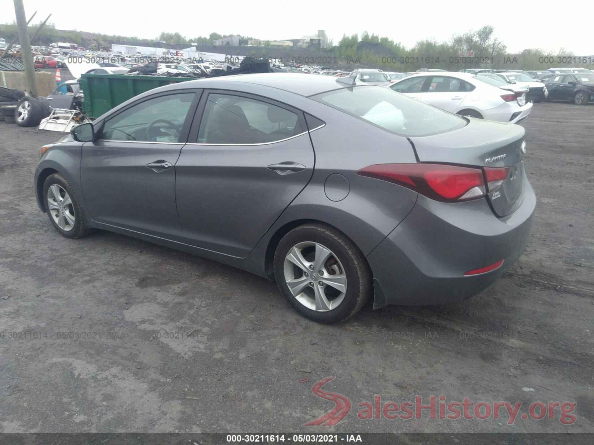 KMHDH4AE1GU574469 2016 HYUNDAI ELANTRA