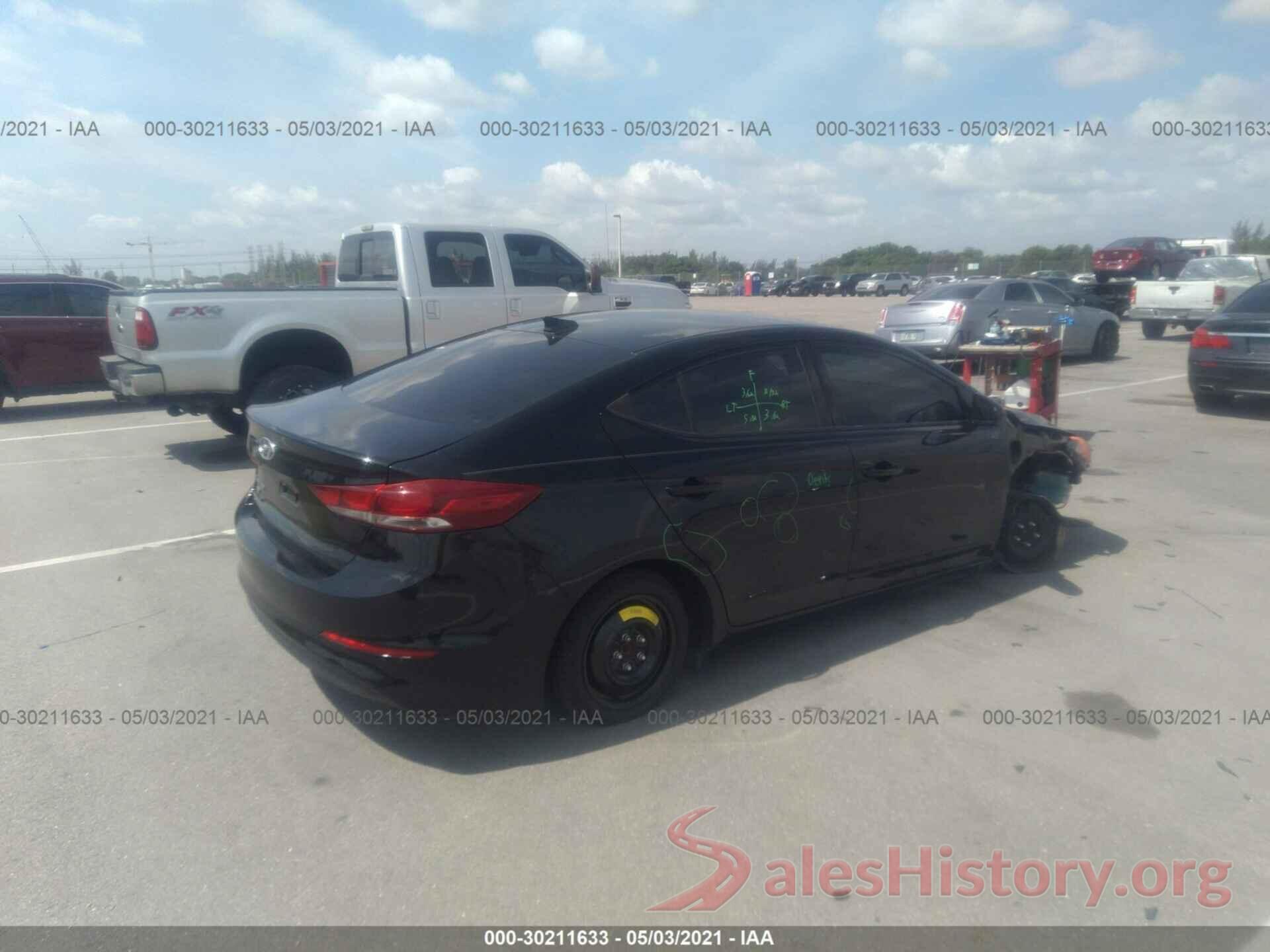 5NPD74LF9HH058773 2017 HYUNDAI ELANTRA