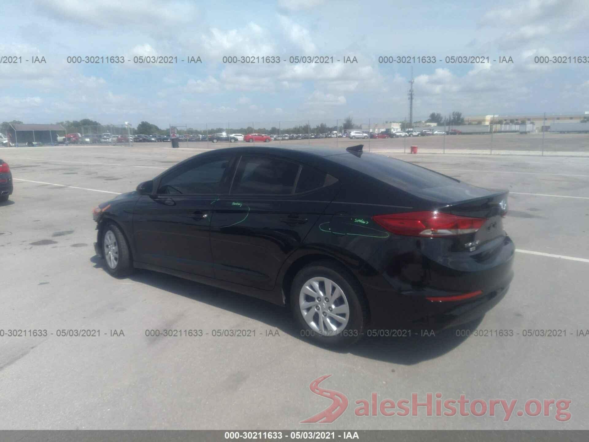 5NPD74LF9HH058773 2017 HYUNDAI ELANTRA