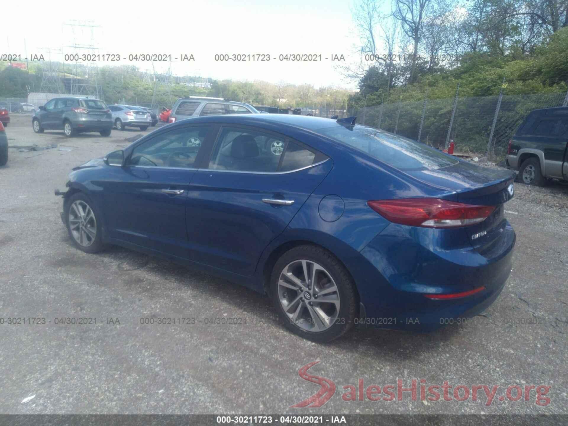 5NPD84LF0HH130943 2017 HYUNDAI ELANTRA