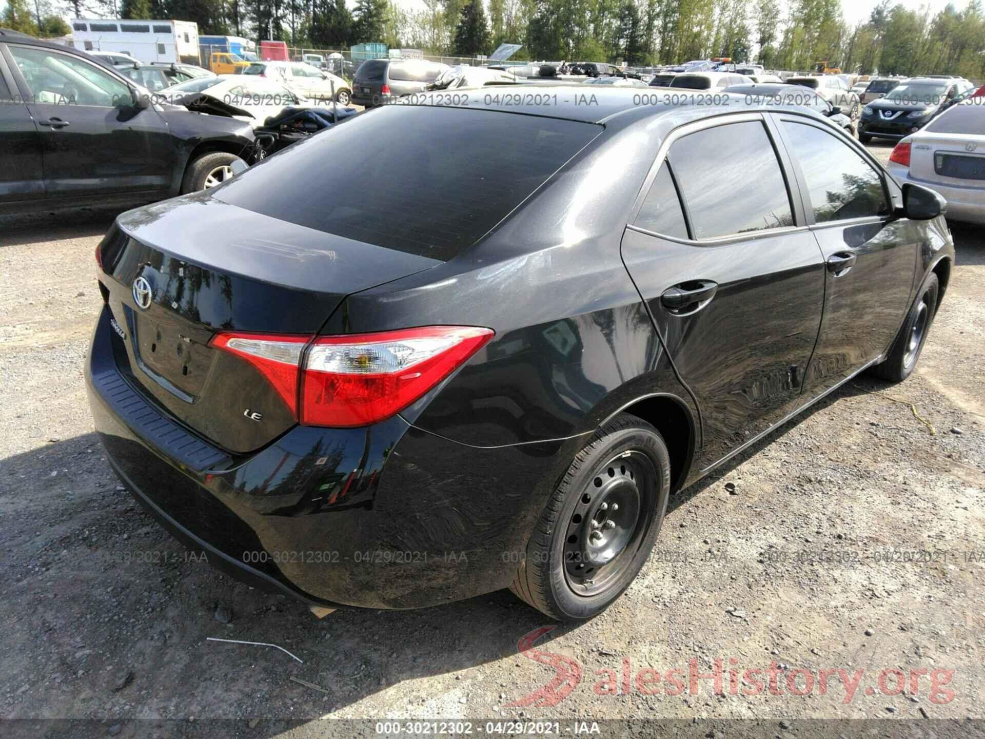 5YFBURHE5GP475838 2016 TOYOTA COROLLA