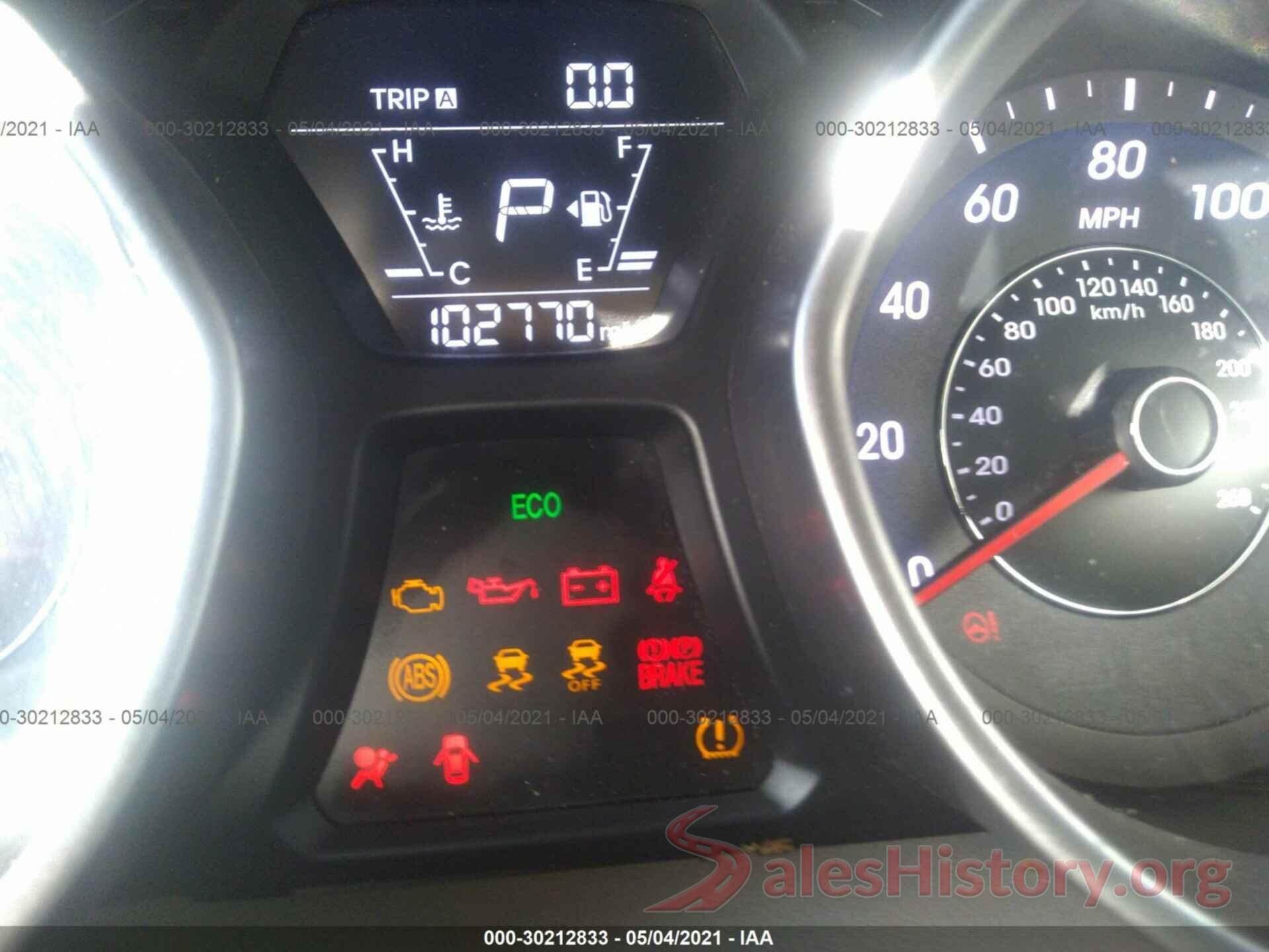 5NPDH4AE9GH700074 2016 HYUNDAI ELANTRA